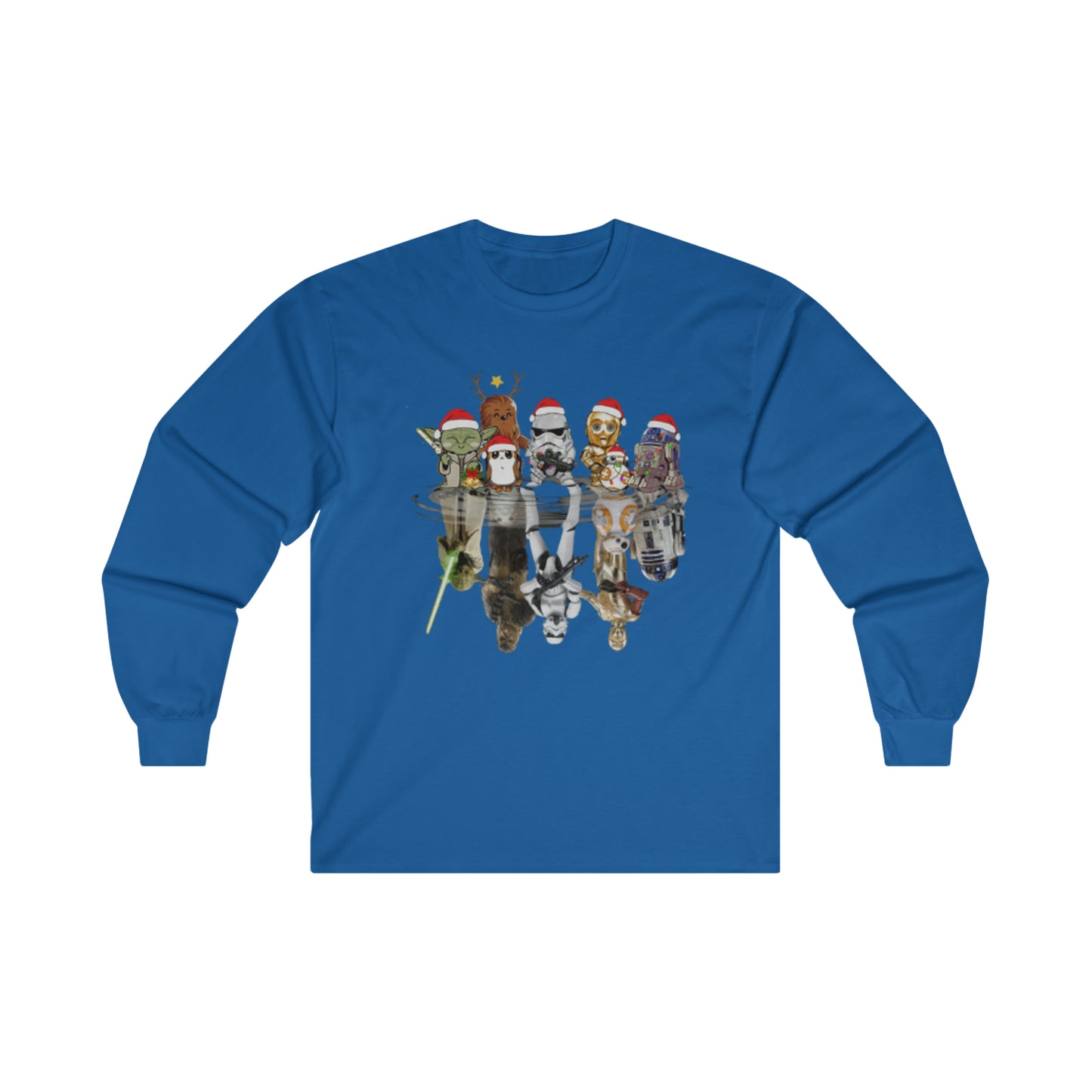 OMNI™ Star Wars Christmas Themed Ultra Cotton Long Sleeve T-Shirt