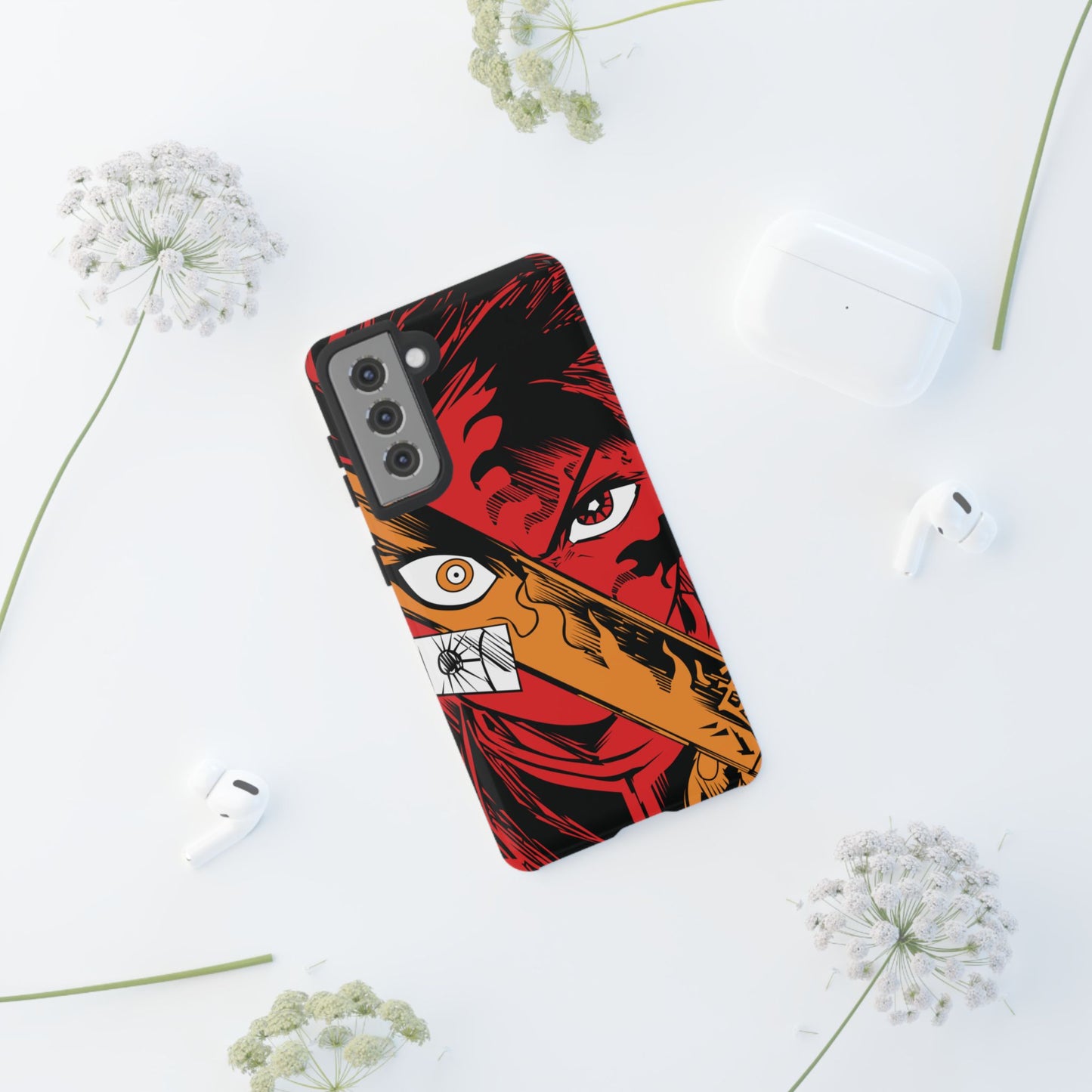 OMNI™ Demon Slayer Tanjiro Kamado Slayer Mark Double Layered Phone Case