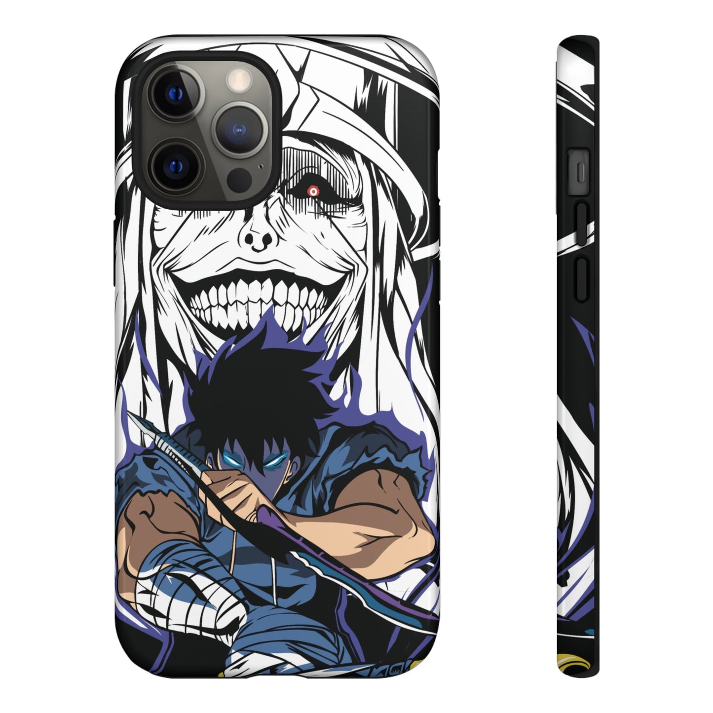 OMNI™ Solo Leveling Sung Jinwoo Vs Statue Of God II Double Layered Phone Case