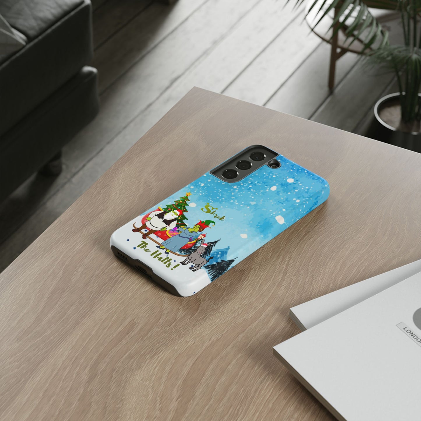 OMNI™ Shrek The Halls! (Shrek Trio: Shrek, Fiona and Donkey) Christmas Themed Phone Cases