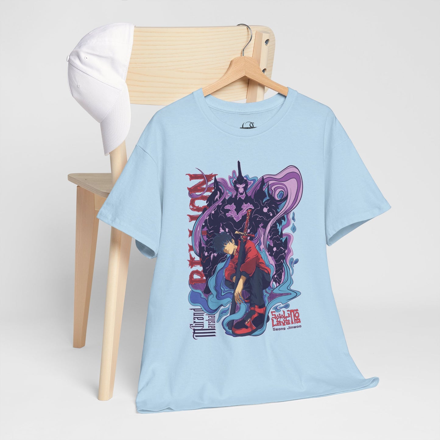 OMNI™ Solo Leveling Sung Drip-Woo Unisex Heavy Cotton T-Shirt