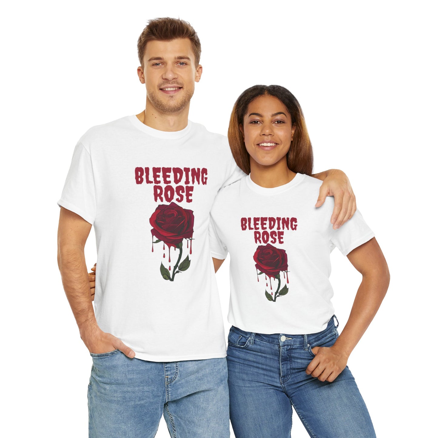OMNI™ Bleeding Rose Unisex Heavy Cotton T-Shirt