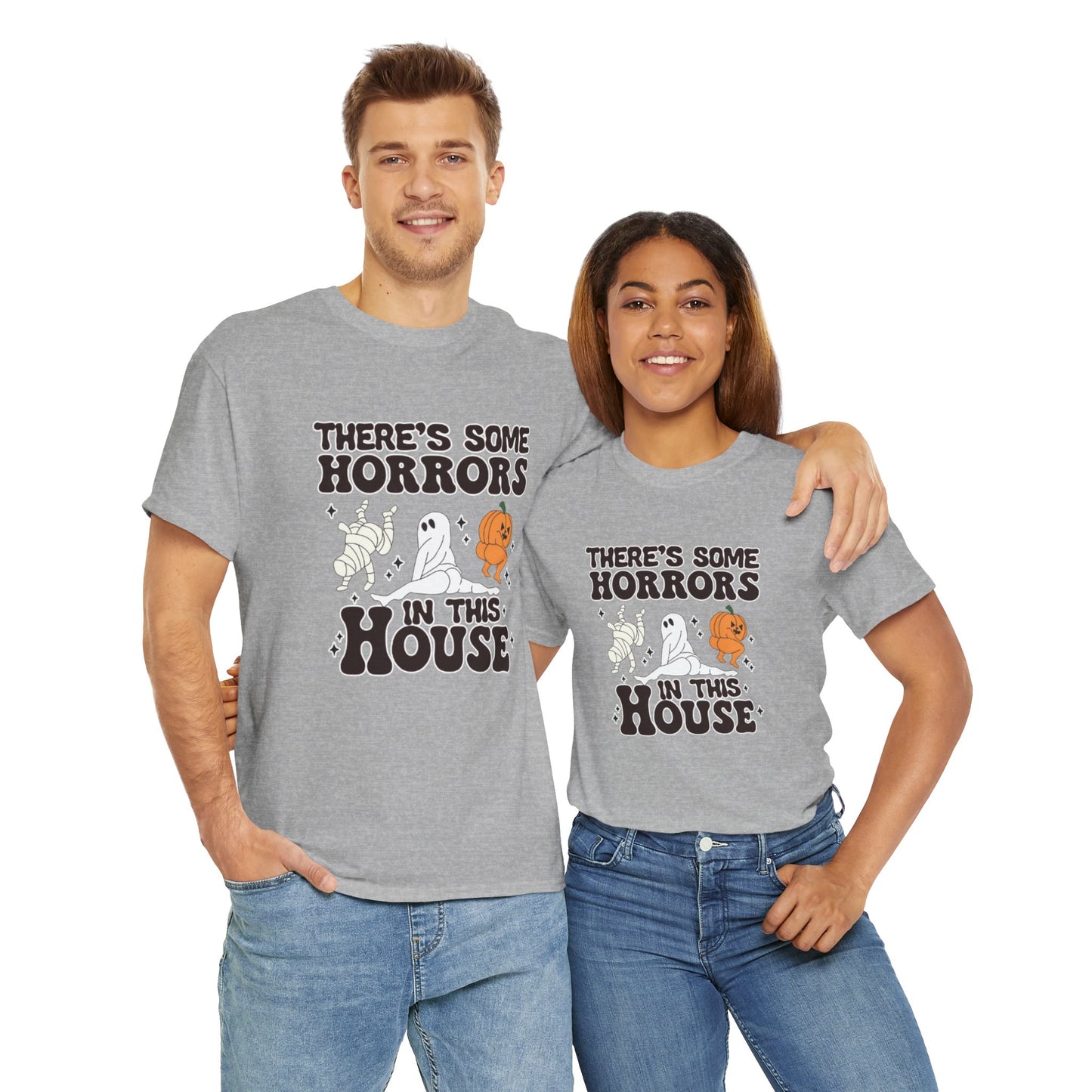 There's Some Horrors In This House Unisex Heavy Cotton Tee