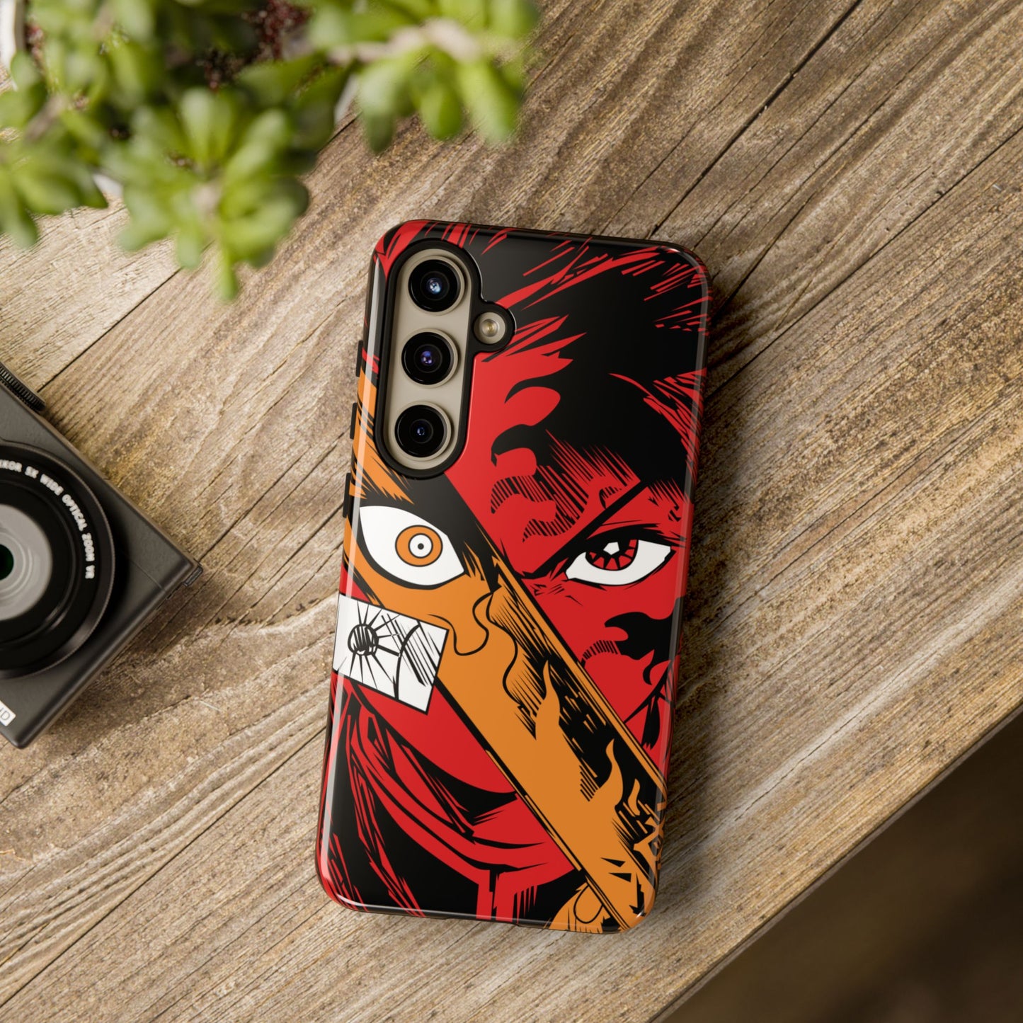 OMNI™ Demon Slayer Tanjiro Kamado Slayer Mark Double Layered Phone Case