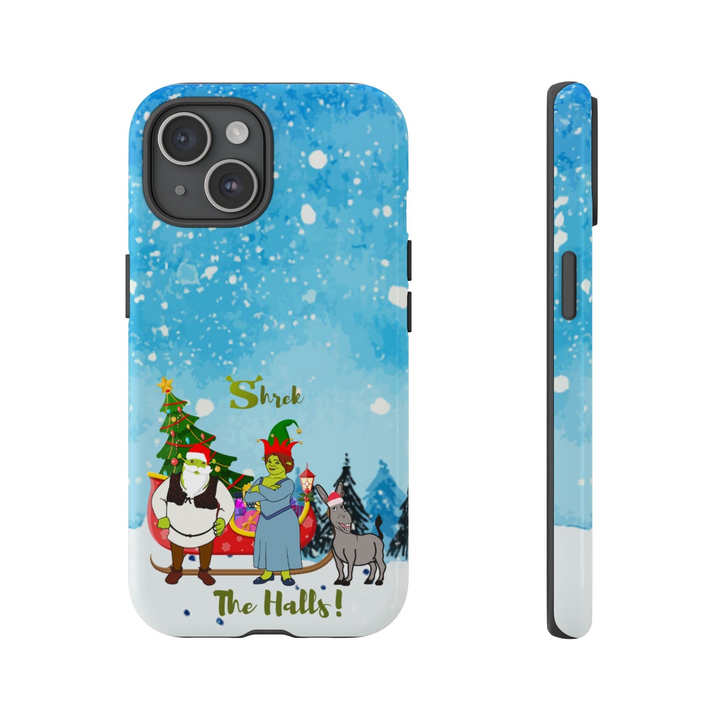 OMNI™ Shrek The Halls! (Shrek Trio: Shrek, Fiona and Donkey) Christmas Themed Phone Cases