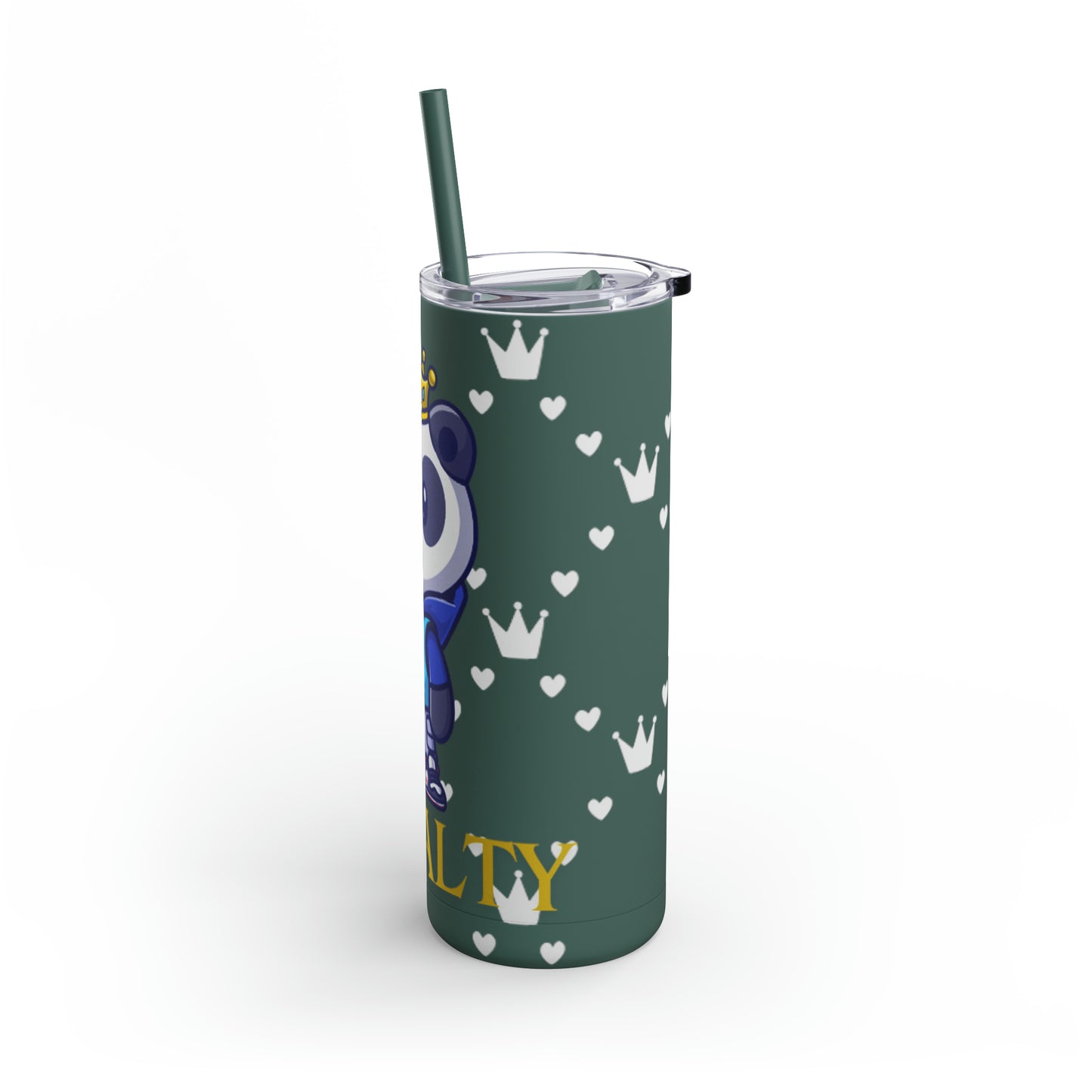 OMNI™ Royalty Panda Maars Maker Skinny Matte Tumbler (20oz)