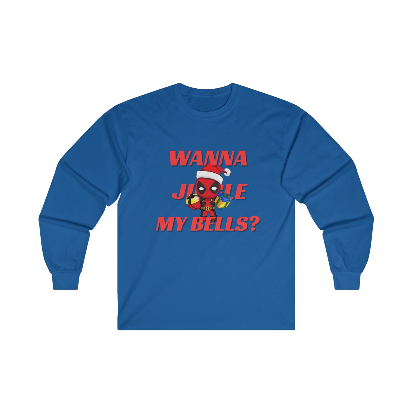 OMNI™ Deadpool Santa (Wanna Jingle My Bells?) Ultra Cotton Long Sleeve T-Shirt