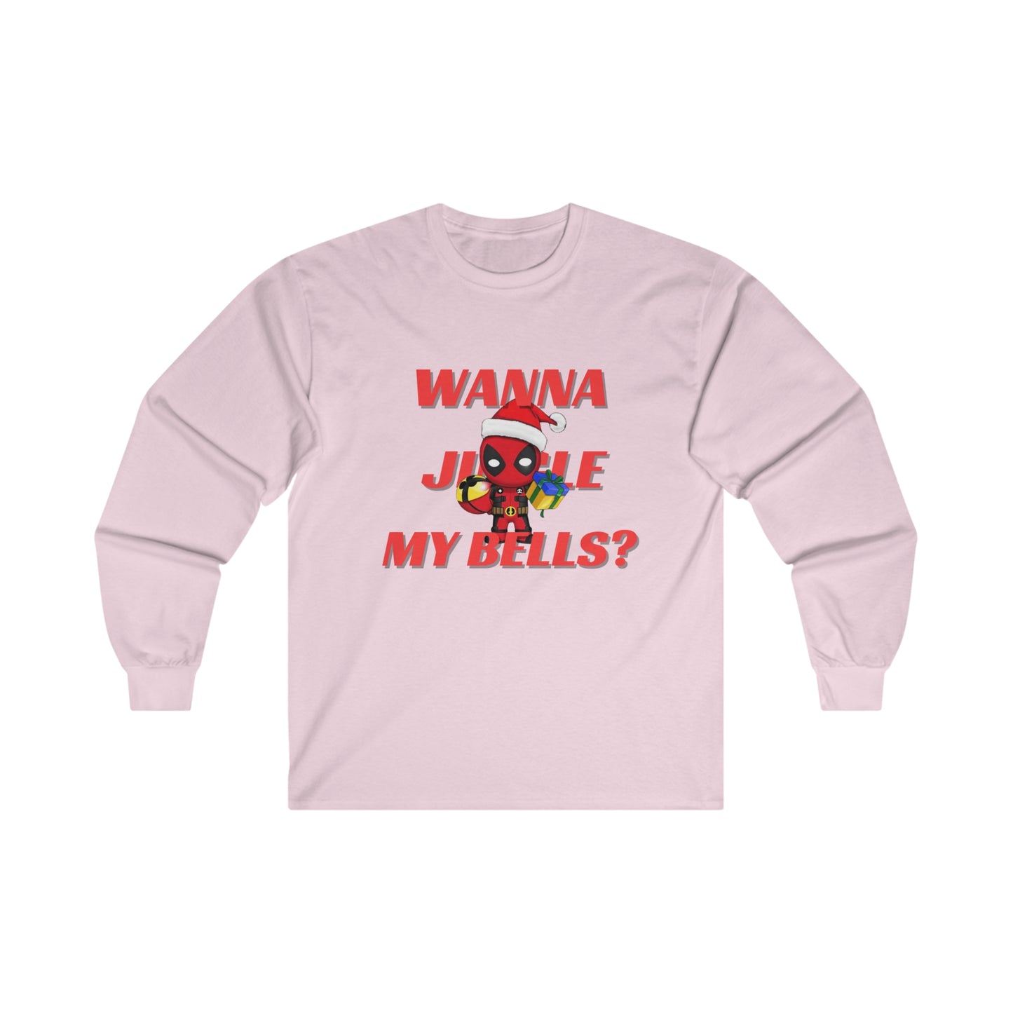 OMNI™ Deadpool Santa (Wanna Jingle My Bells?) Ultra Cotton Long Sleeve T-Shirt