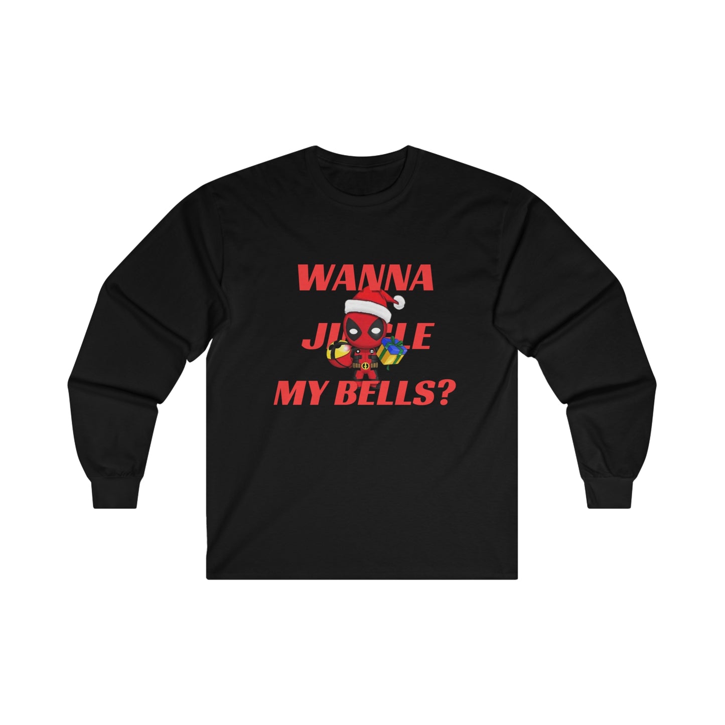 OMNI™ Deadpool Santa (Wanna Jingle My Bells?) Ultra Cotton Long Sleeve T-Shirt