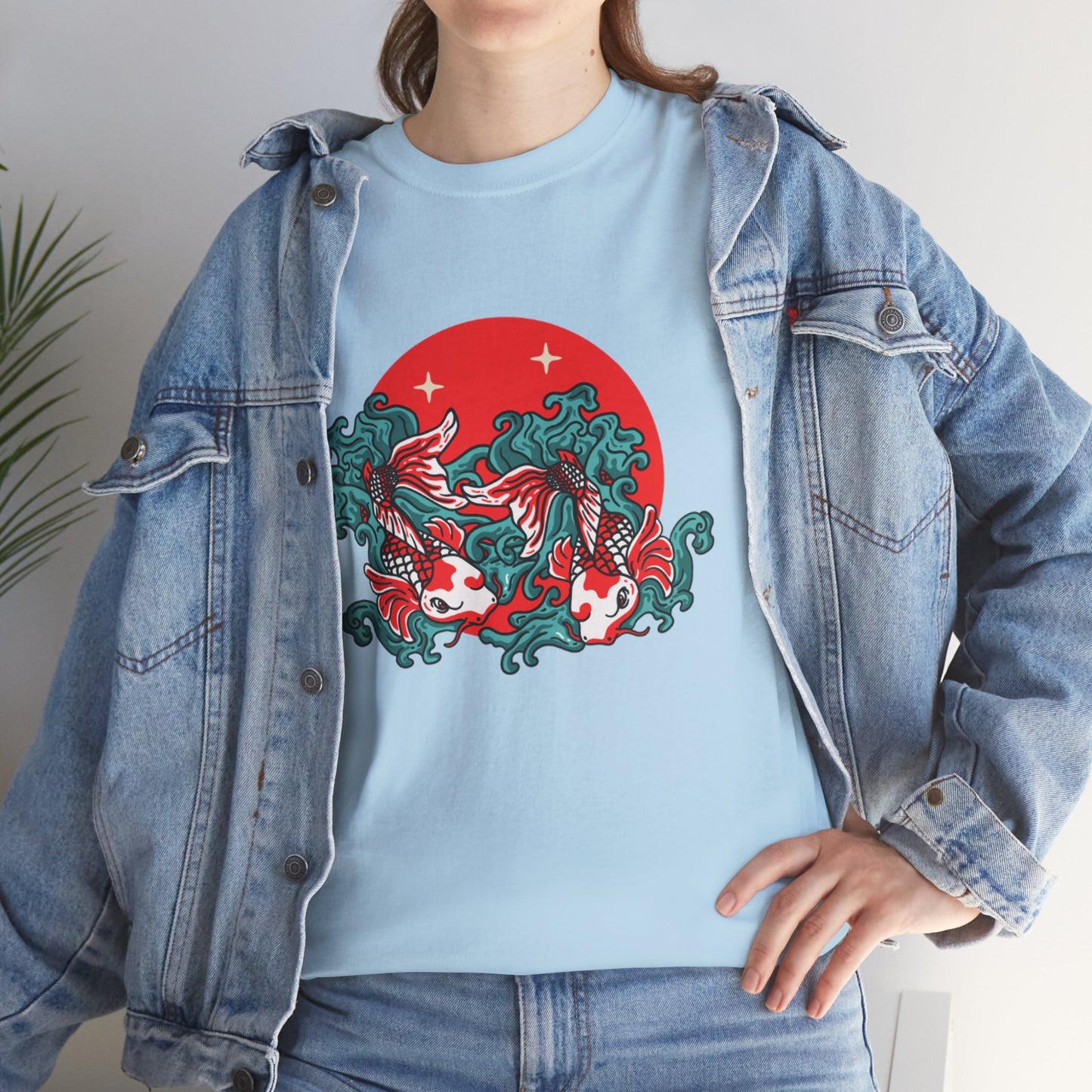 OMNI™ Japanese Koi Unisex Heavy Cotton T-Shirt