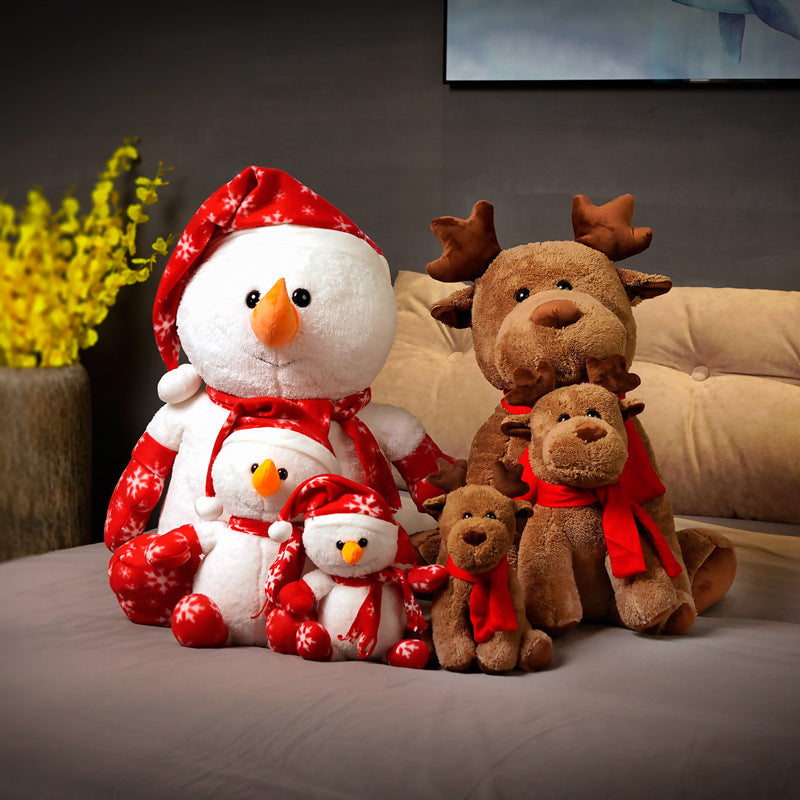 OMNI™ Snowman and Reindeer Plushie