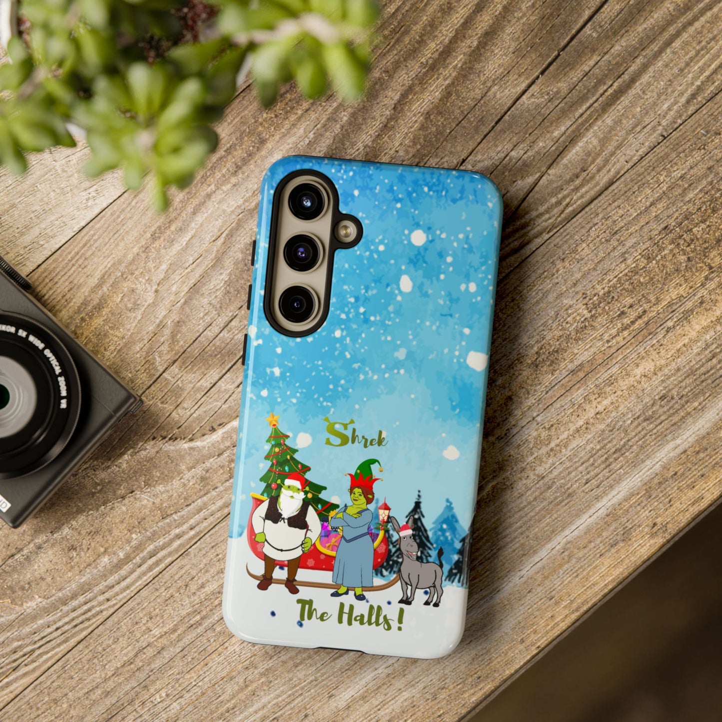 OMNI™ Shrek The Halls! (Shrek Trio: Shrek, Fiona and Donkey) Christmas Themed Phone Cases