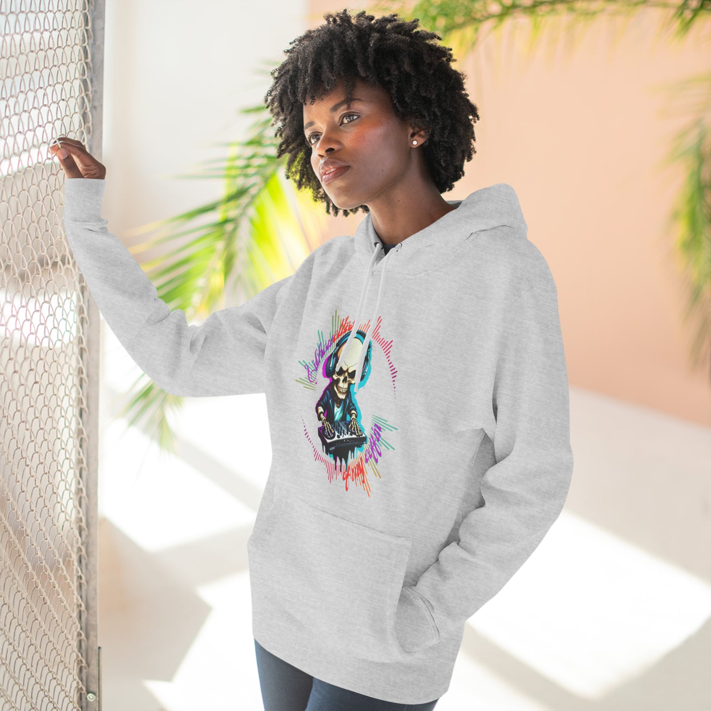 OMNI™ Silhouettes Of My Coffin Unisex Three-Panel Fleece Hoodie (2nd Edition)