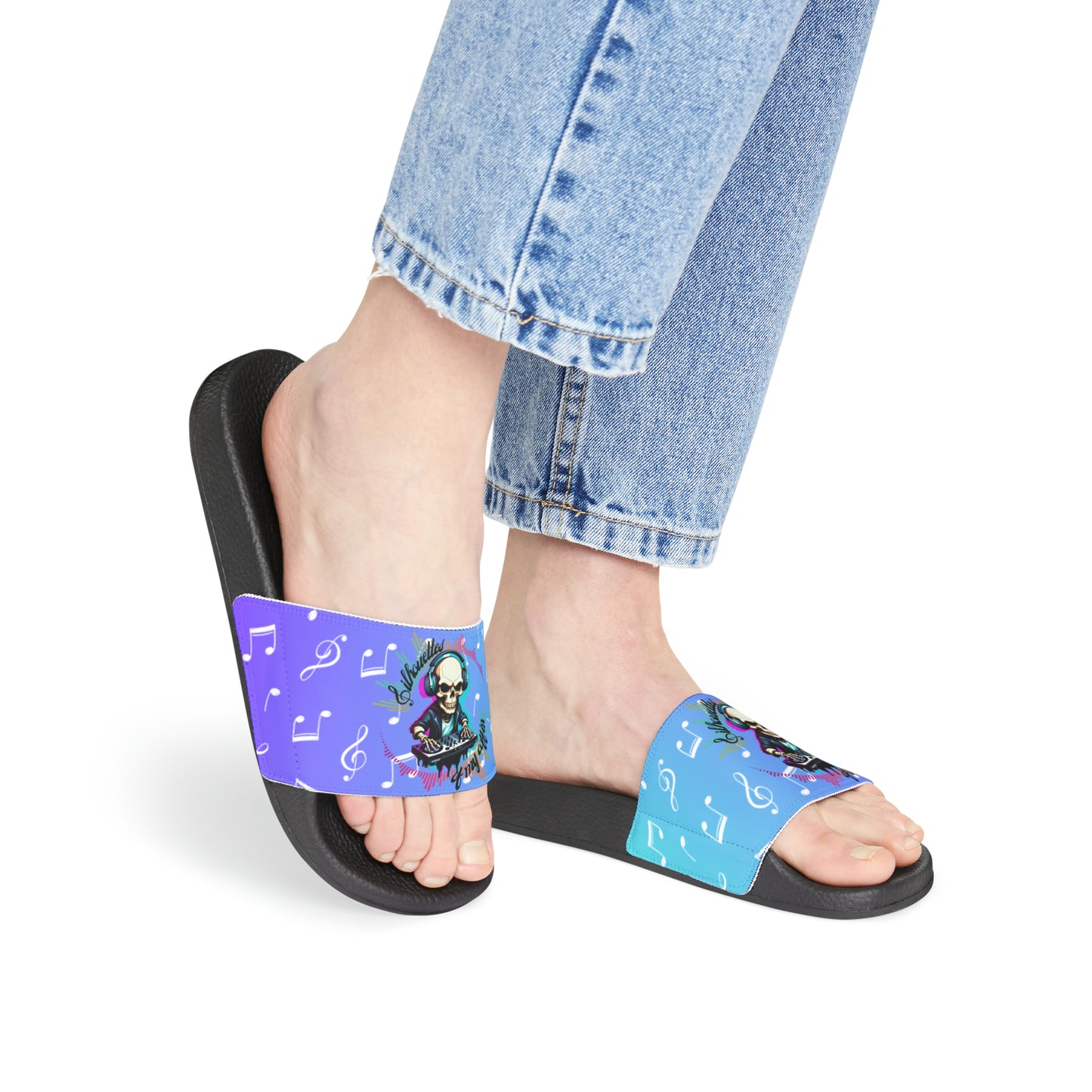 OMNI™ Silhouettes Of My Coffin Women's PU Slide Sandals (2nd Edition)