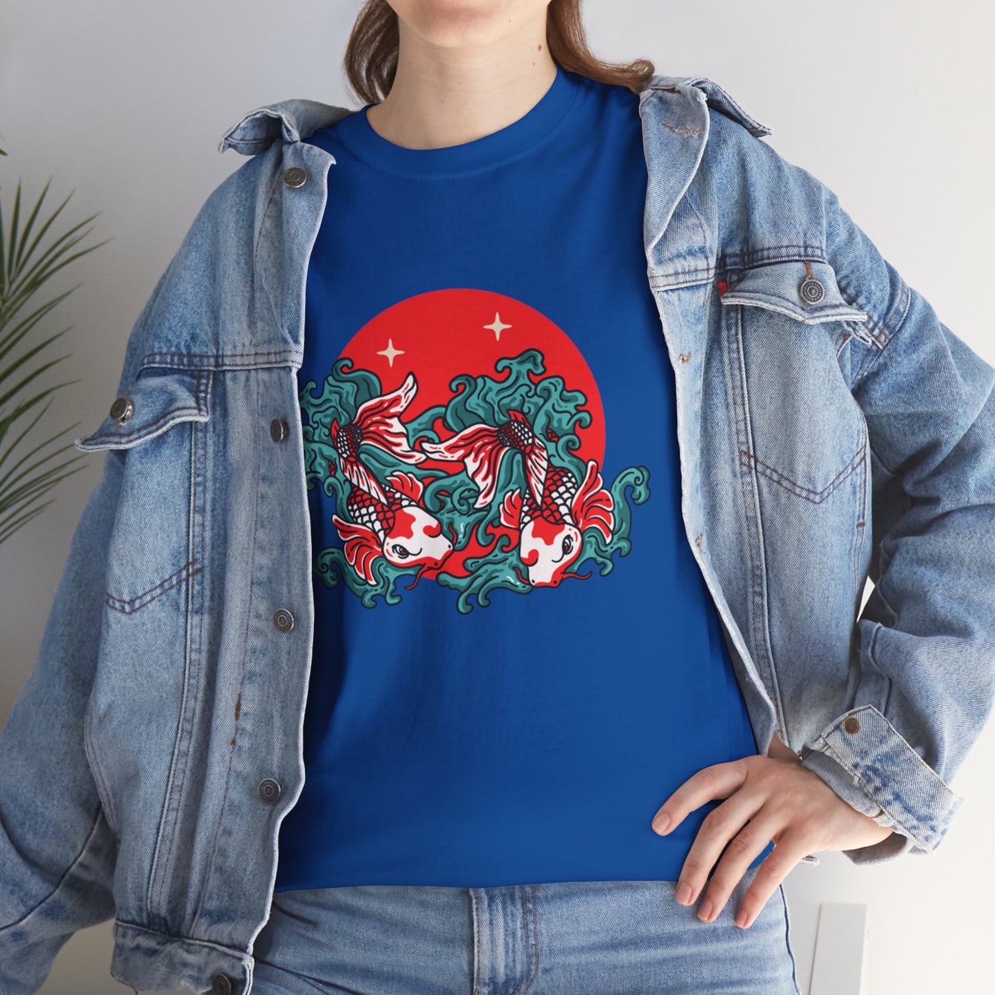 OMNI™ Japanese Koi Unisex Heavy Cotton T-Shirt
