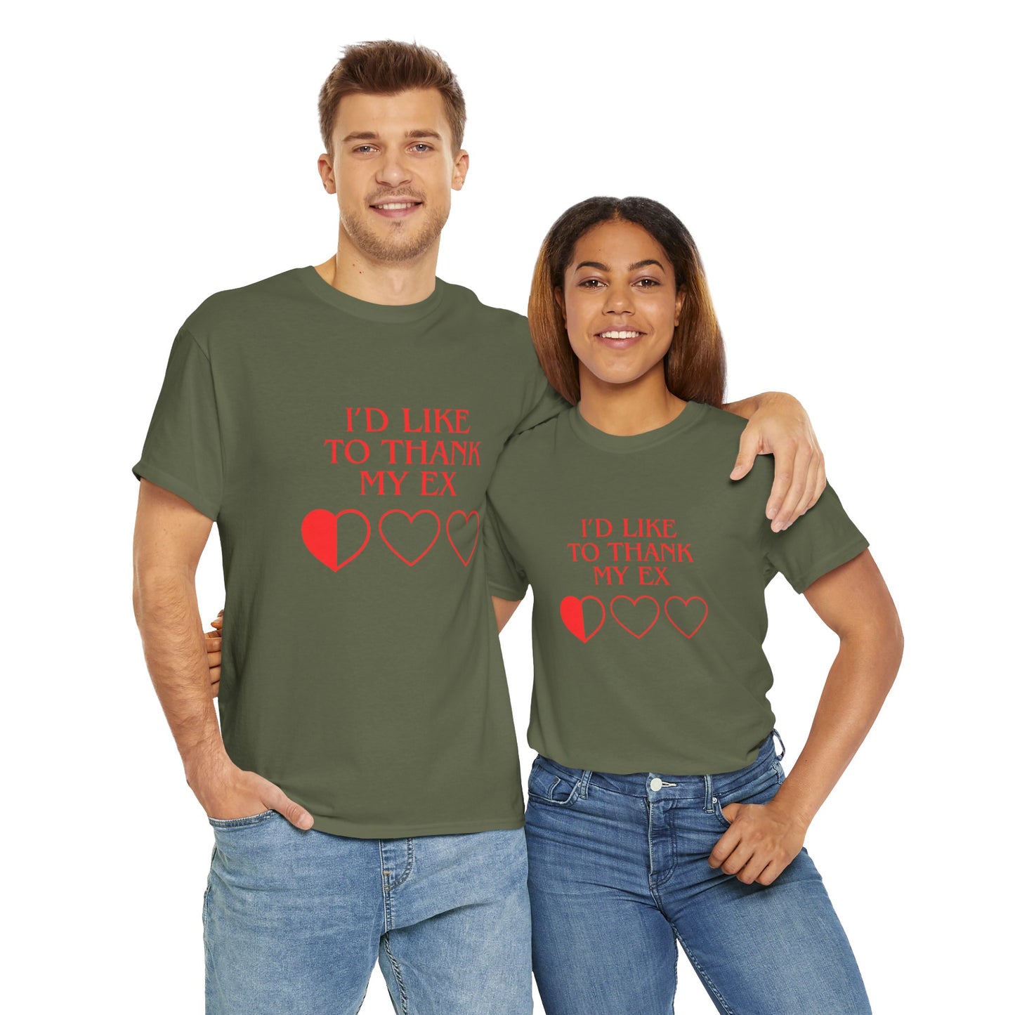 OMNI™ I'D Like To Thank My Ex Unisex Heavy Cotton T-Shirt