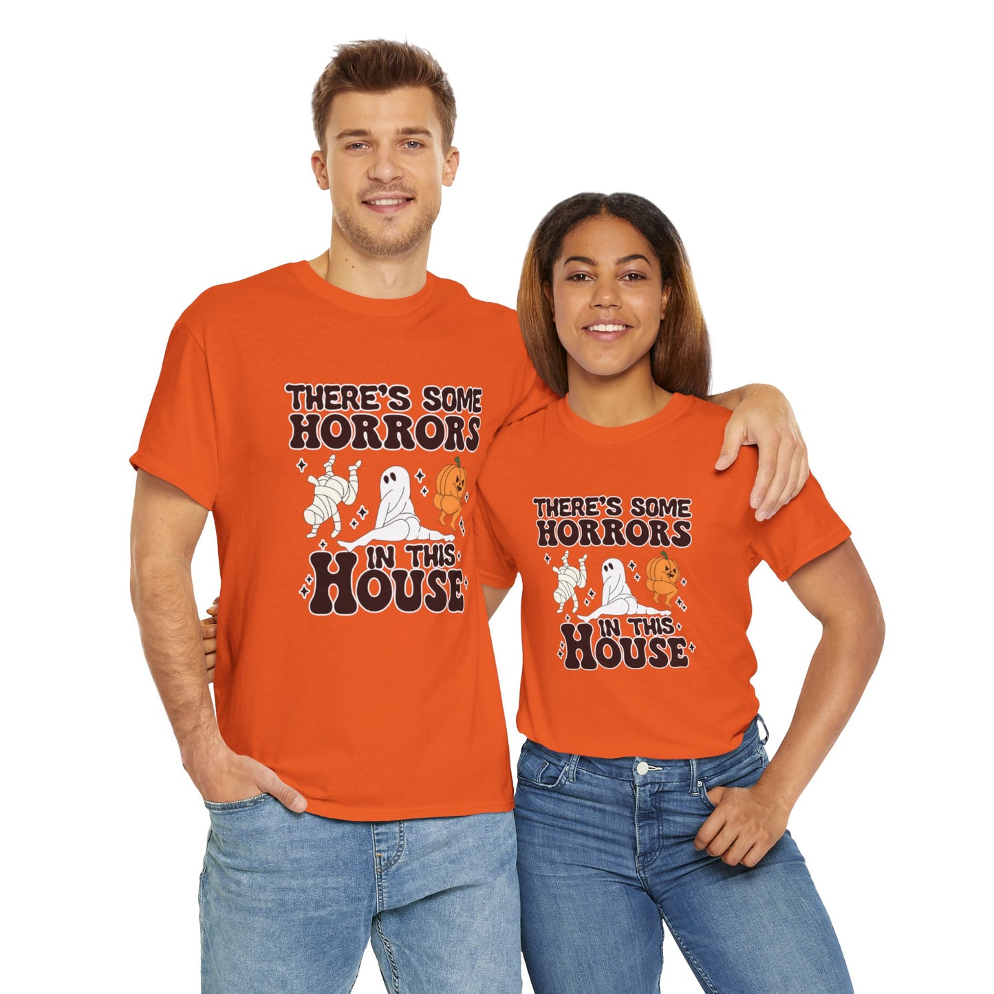 There's Some Horrors In This House Unisex Heavy Cotton Tee