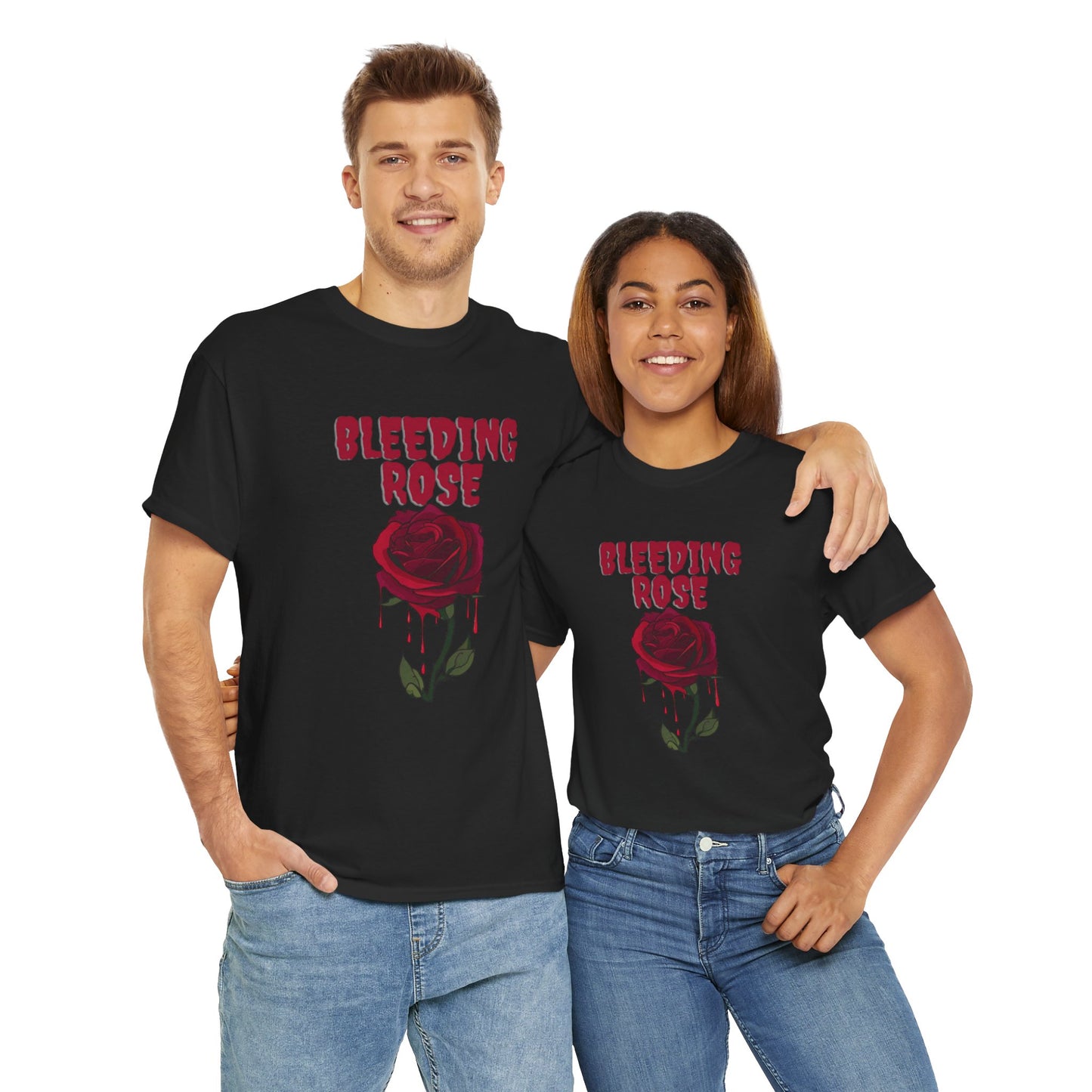 OMNI™ Bleeding Rose Unisex Heavy Cotton T-Shirt