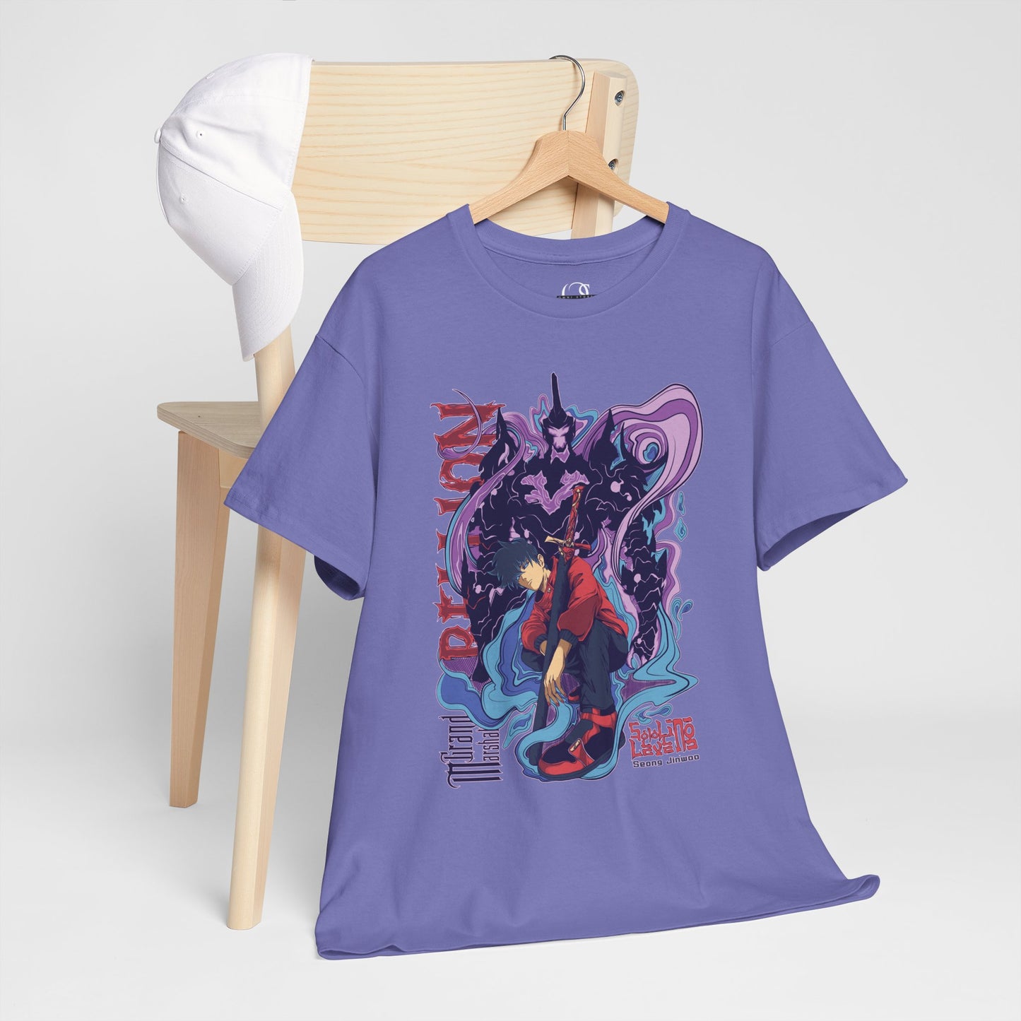 OMNI™ Solo Leveling Sung Drip-Woo Unisex Heavy Cotton T-Shirt
