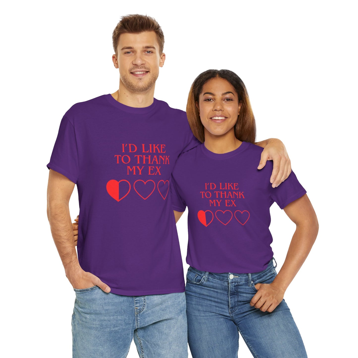 OMNI™ I'D Like To Thank My Ex Unisex Heavy Cotton T-Shirt