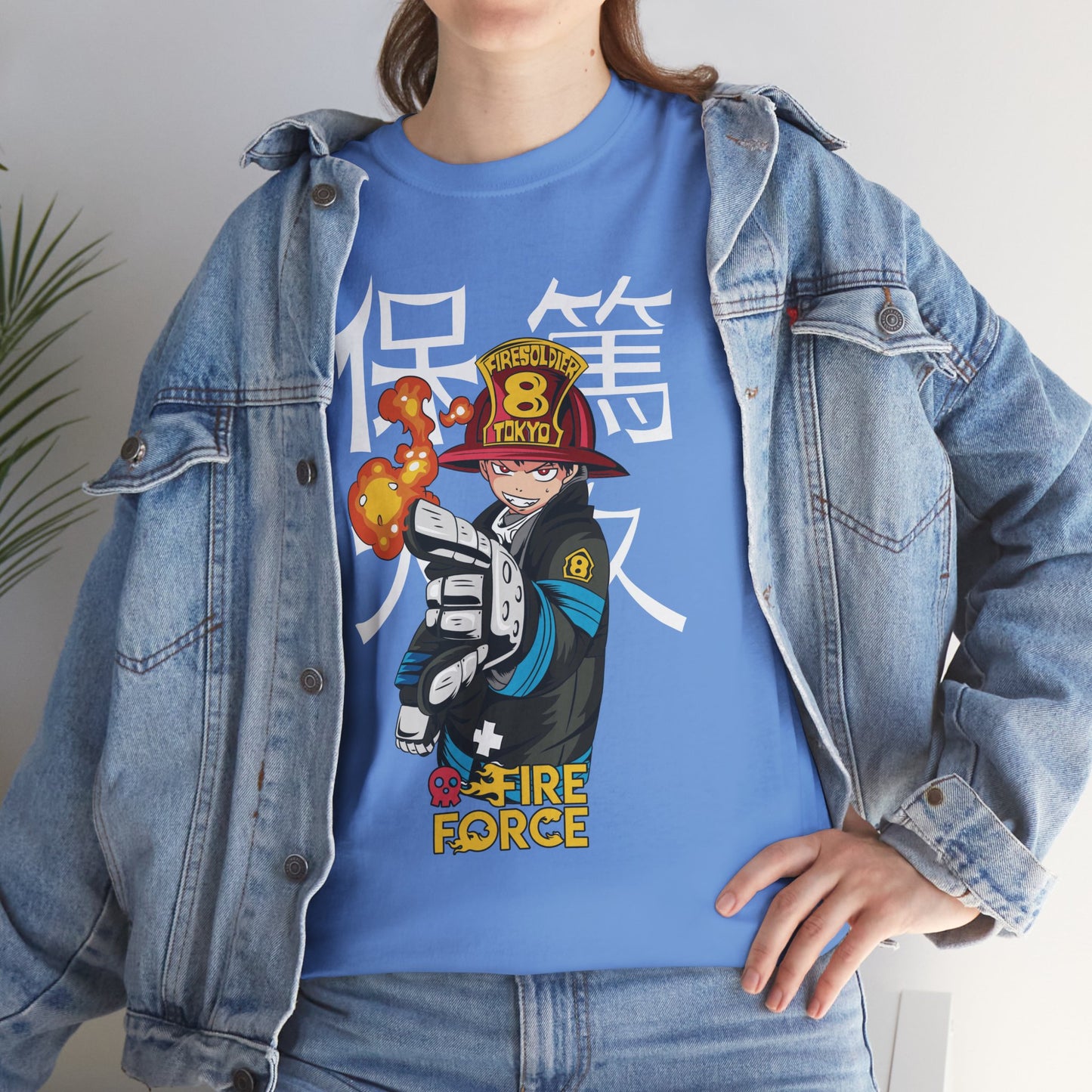 OMNI™ Fire Force Shinra Kusakabe Unisex Heavy Cotton T-Shirt