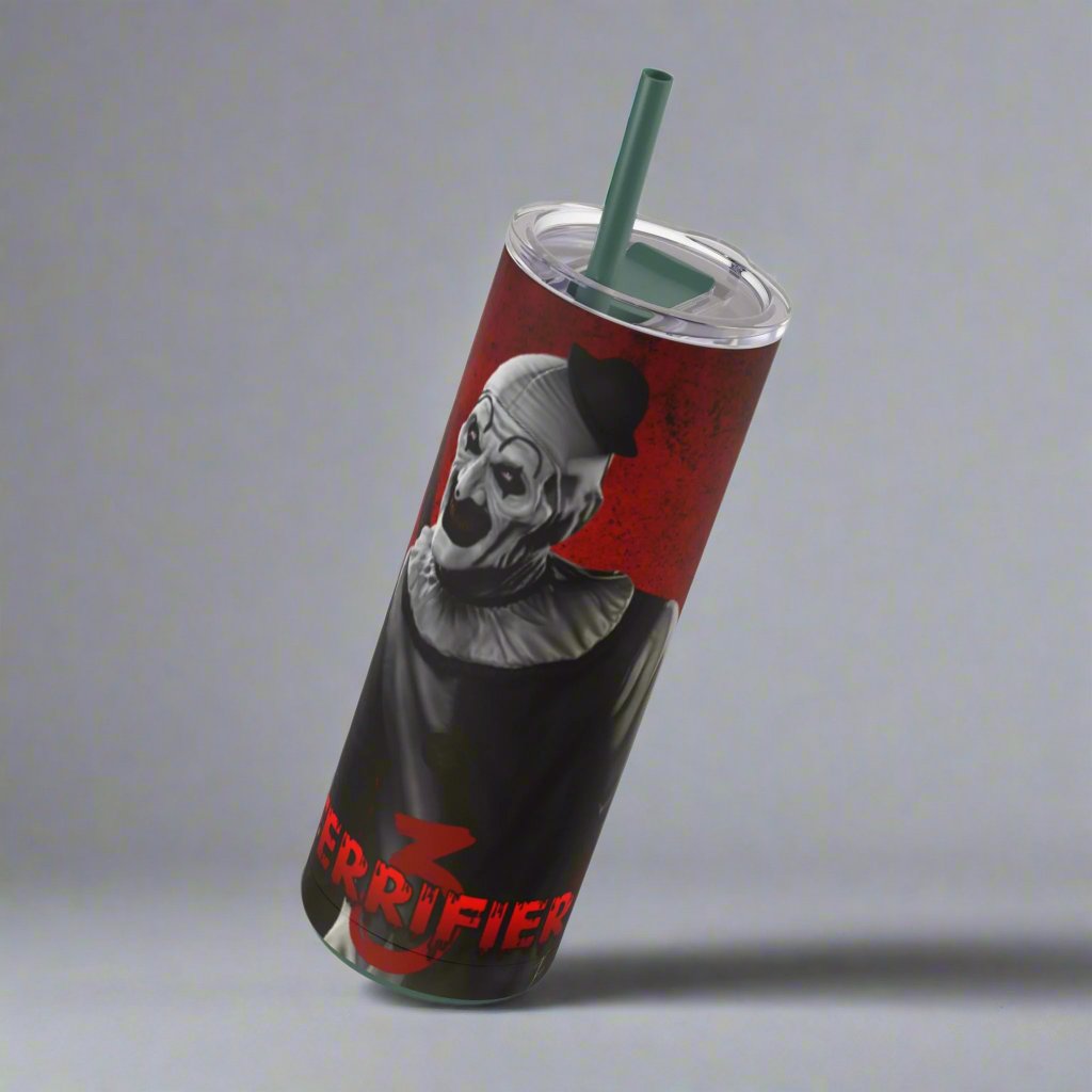 OMNI™ Art The Clown (Terrifuer III) Maars Maker 20oz Skinny Matte Tumbler