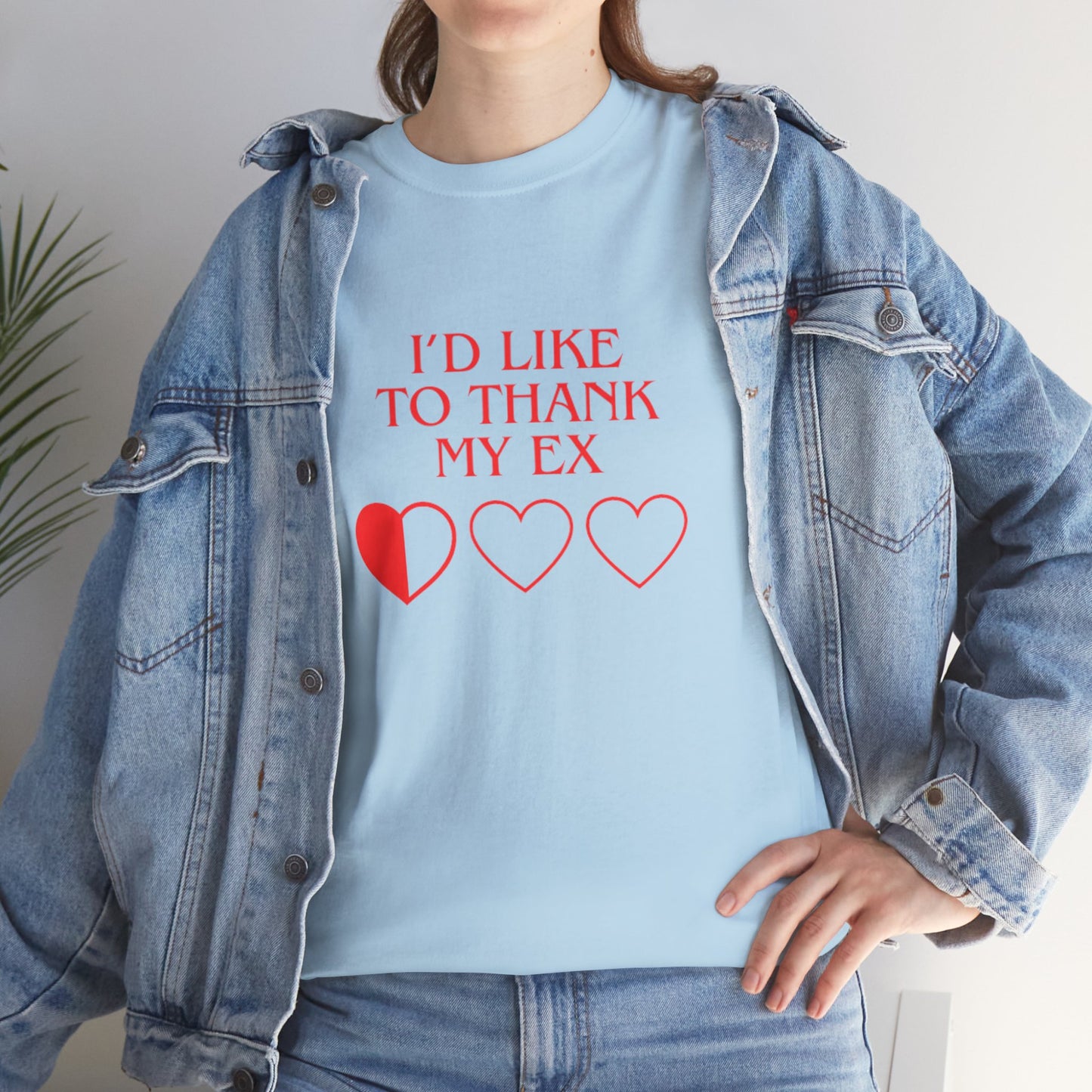 OMNI™ I'D Like To Thank My Ex Unisex Heavy Cotton T-Shirt