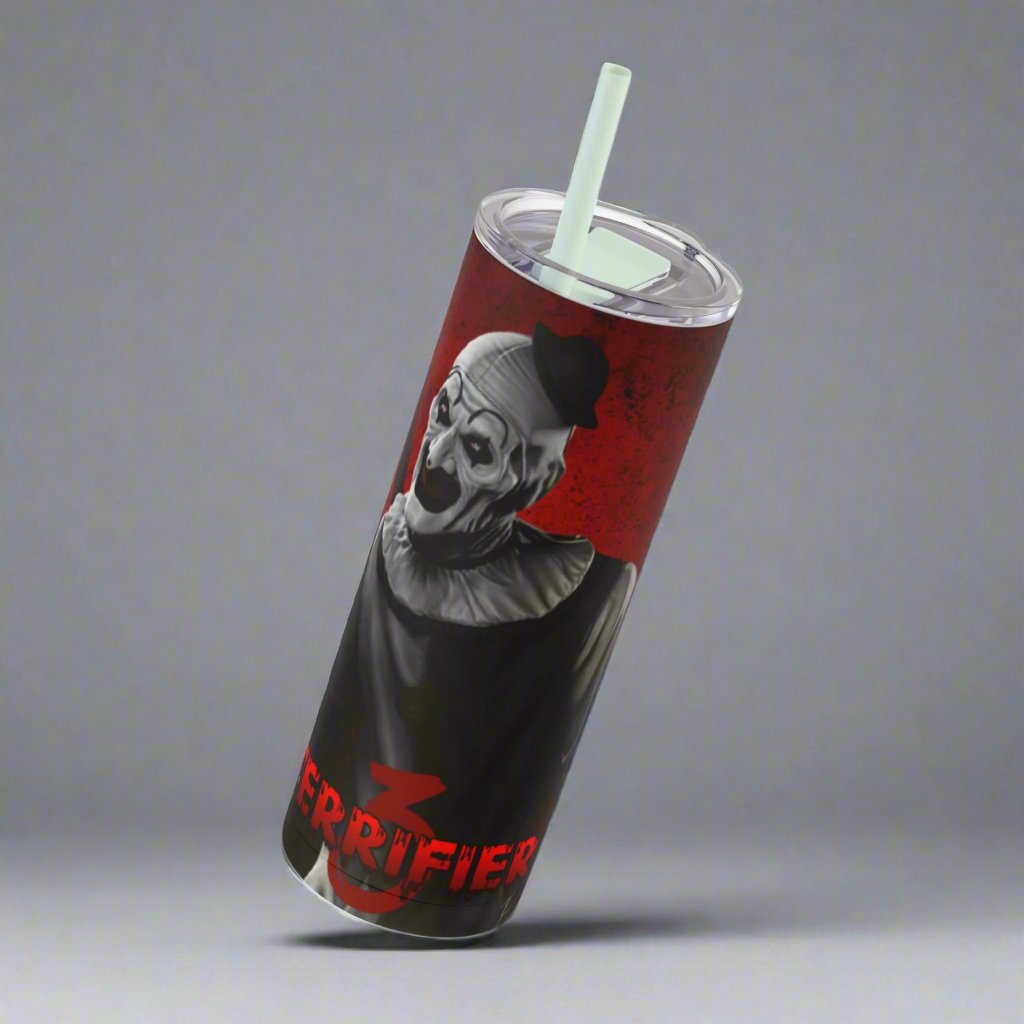 OMNI™ Art The Clown (Terrifuer III) Maars Maker 20oz Skinny Matte Tumbler
