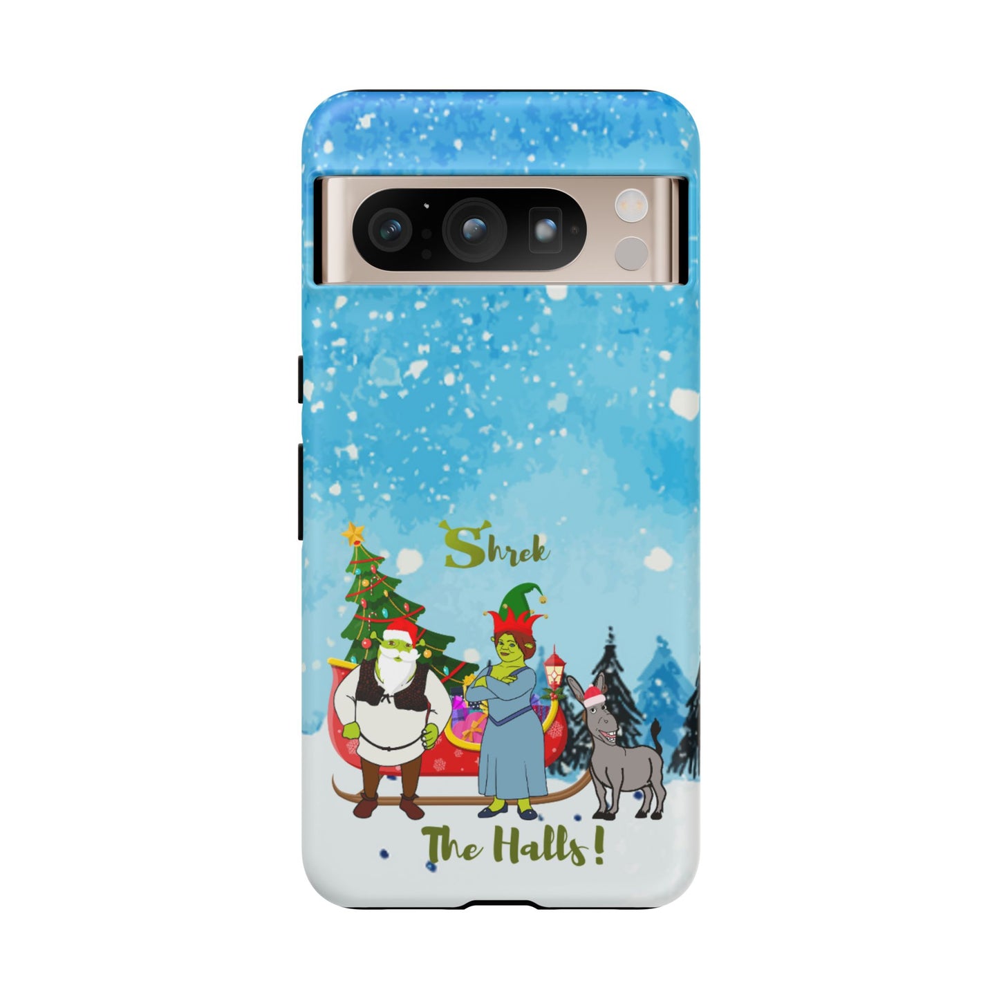 OMNI™ Shrek The Halls! (Shrek Trio: Shrek, Fiona and Donkey) Christmas Themed Phone Cases