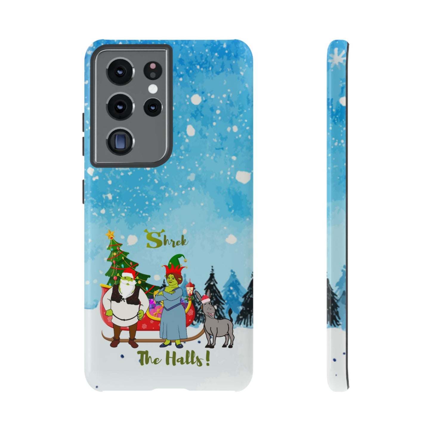 OMNI™ Shrek The Halls! (Shrek Trio: Shrek, Fiona and Donkey) Christmas Themed Phone Cases