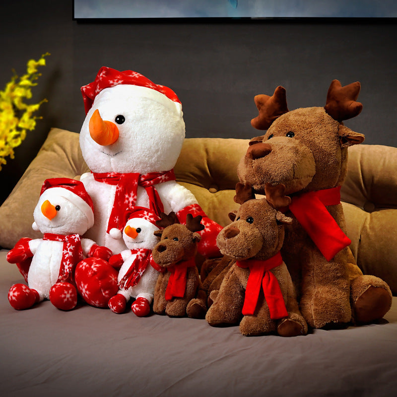 OMNI™ Snowman and Reindeer Plushie