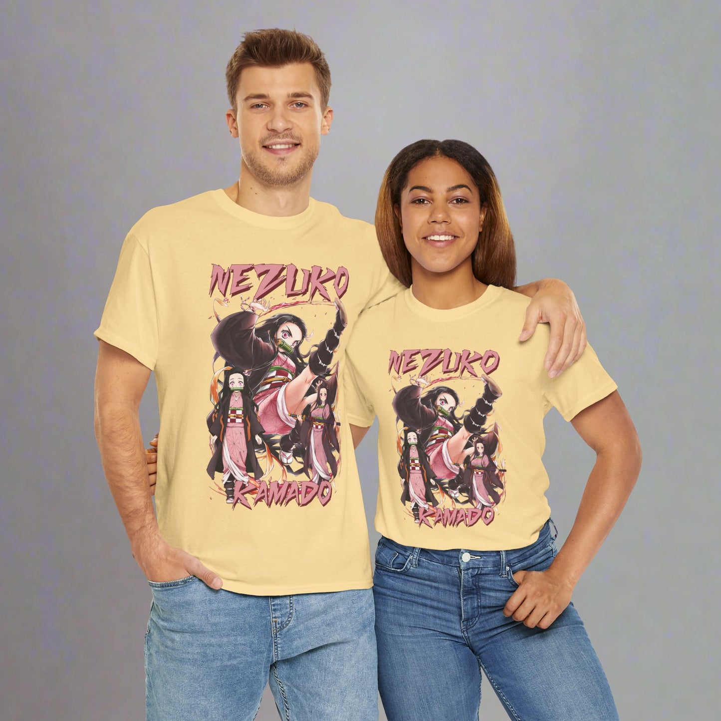 OMNI™ Demon Slayer Nezuko Kamado Unisex Heavy Cotton T-Shirt