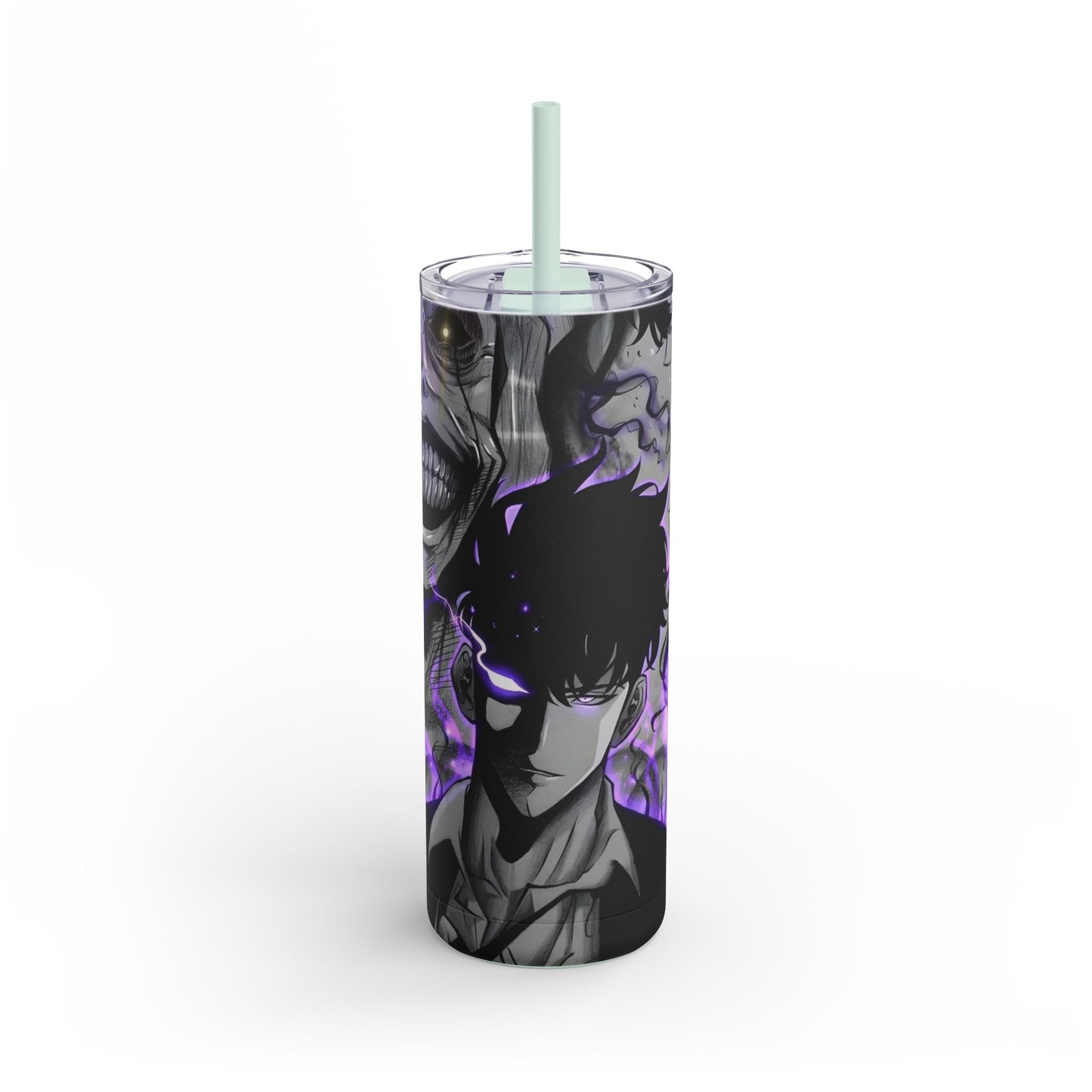 OMNI™ Solo Leveling Shadow Monarch Skinny Matte Tumbler