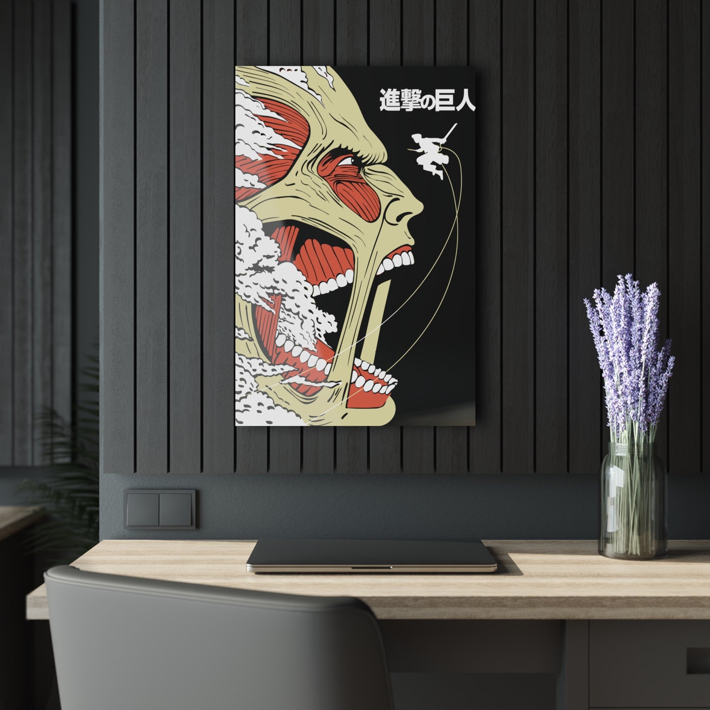 OMNI™ Attack On Titan Levi vs Colossal Titan Acrylic Print