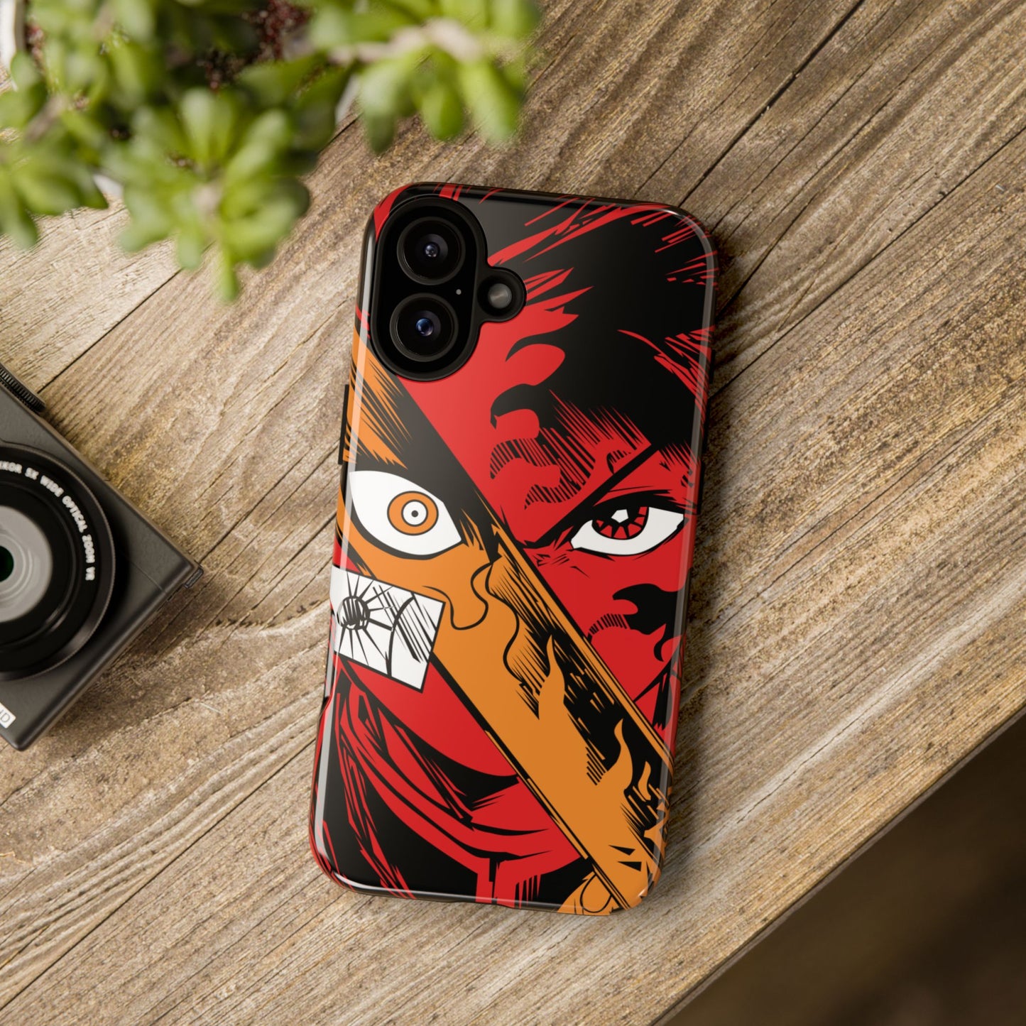 OMNI™ Demon Slayer Tanjiro Kamado Slayer Mark Double Layered Phone Case
