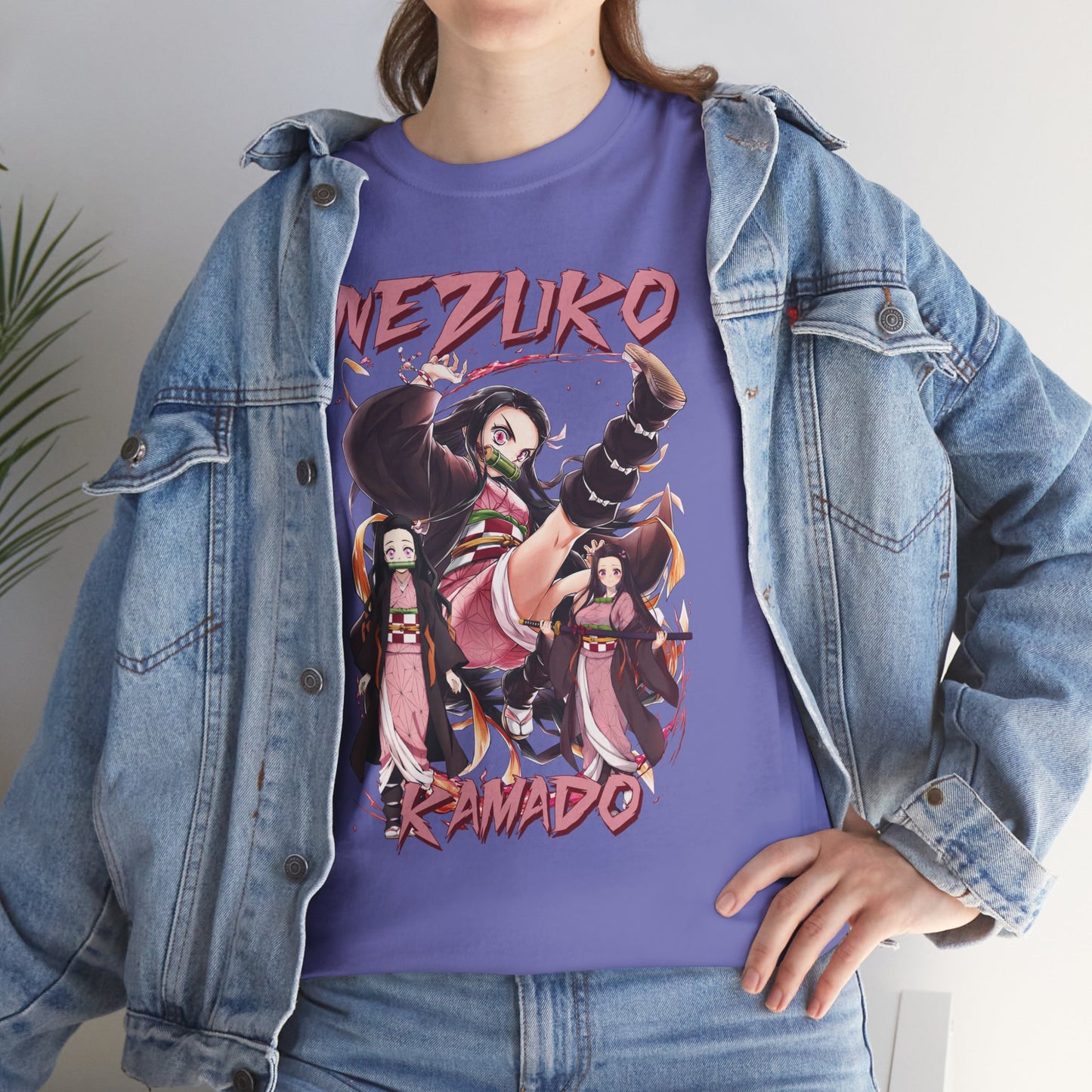 OMNI™ Demon Slayer Nezuko Kamado Unisex Heavy Cotton T-Shirt