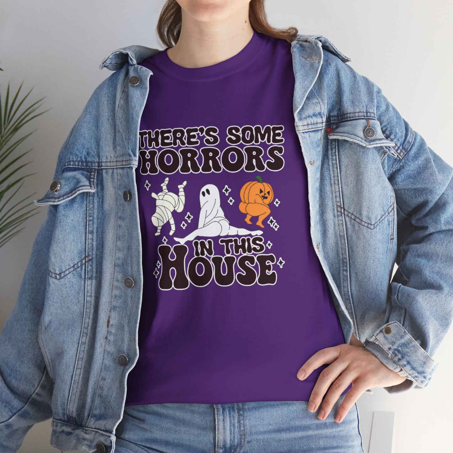 There's Some Horrors In This House Unisex Heavy Cotton Tee