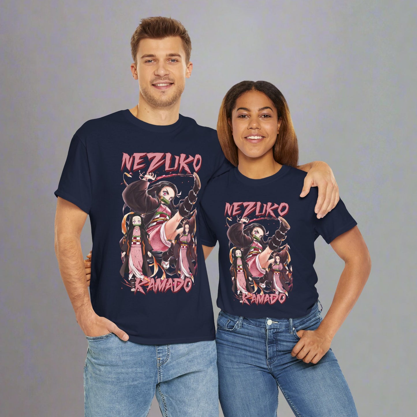 OMNI™ Demon Slayer Nezuko Kamado Unisex Heavy Cotton T-Shirt