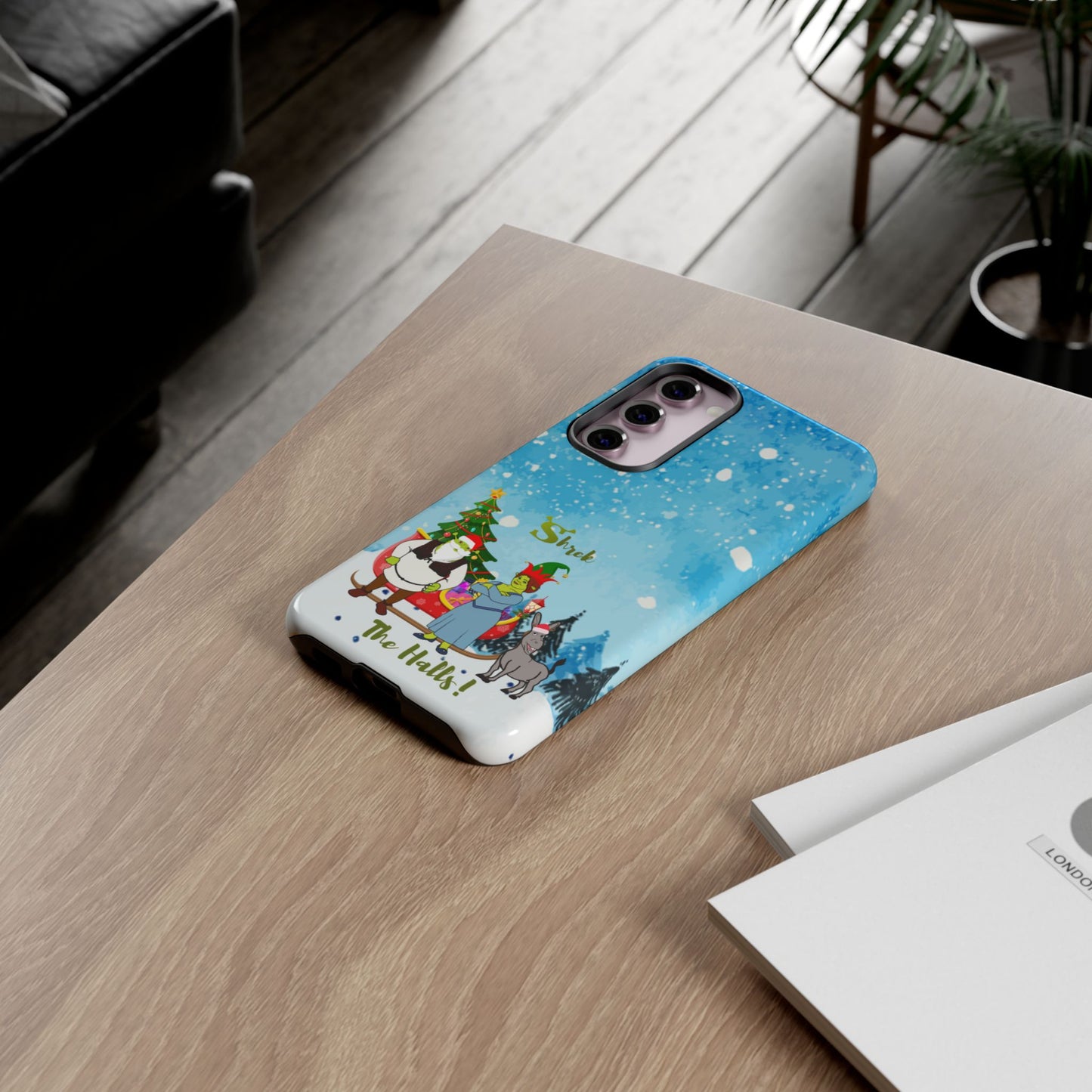 OMNI™ Shrek The Halls! (Shrek Trio: Shrek, Fiona and Donkey) Christmas Themed Phone Cases