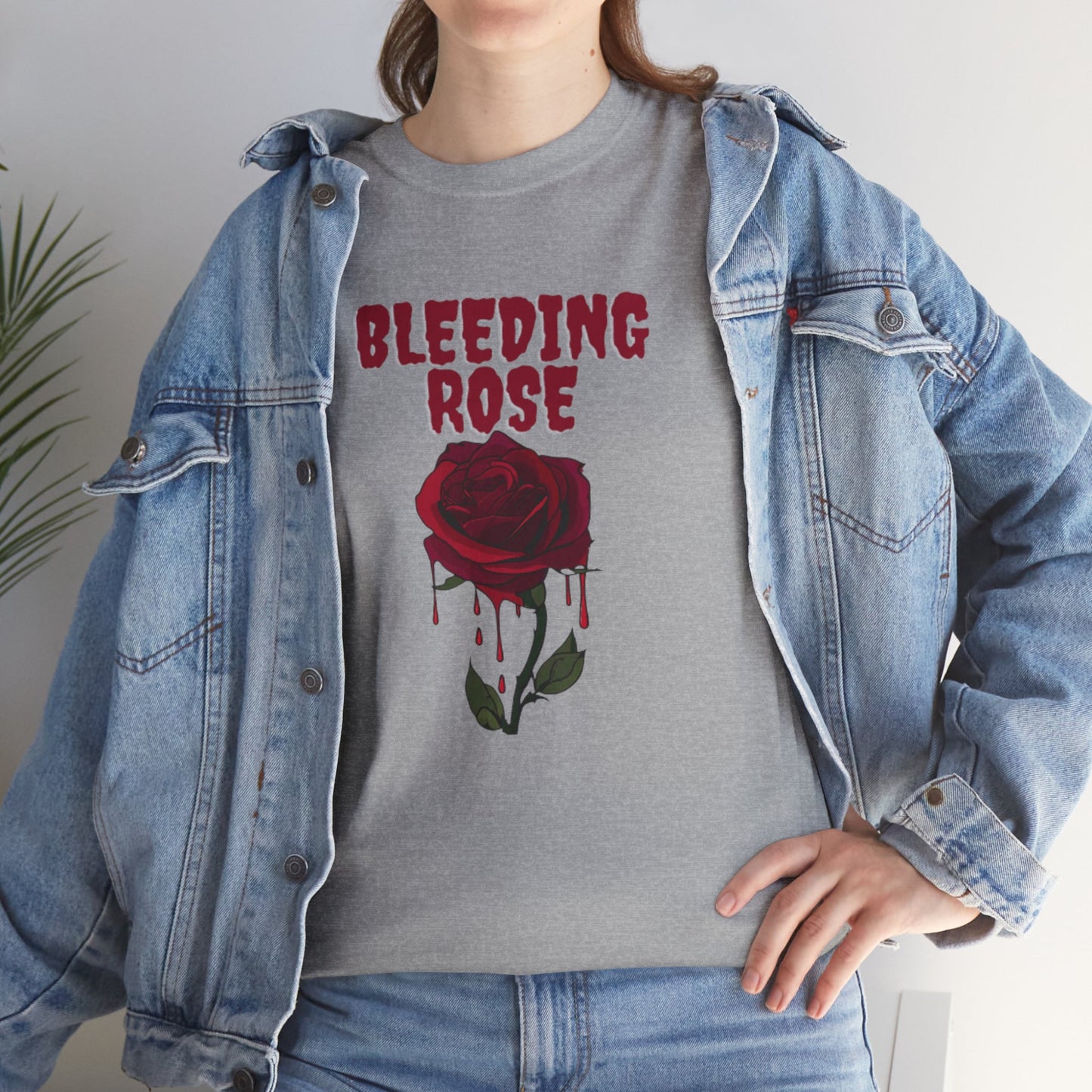 OMNI™ Bleeding Rose Unisex Heavy Cotton T-Shirt