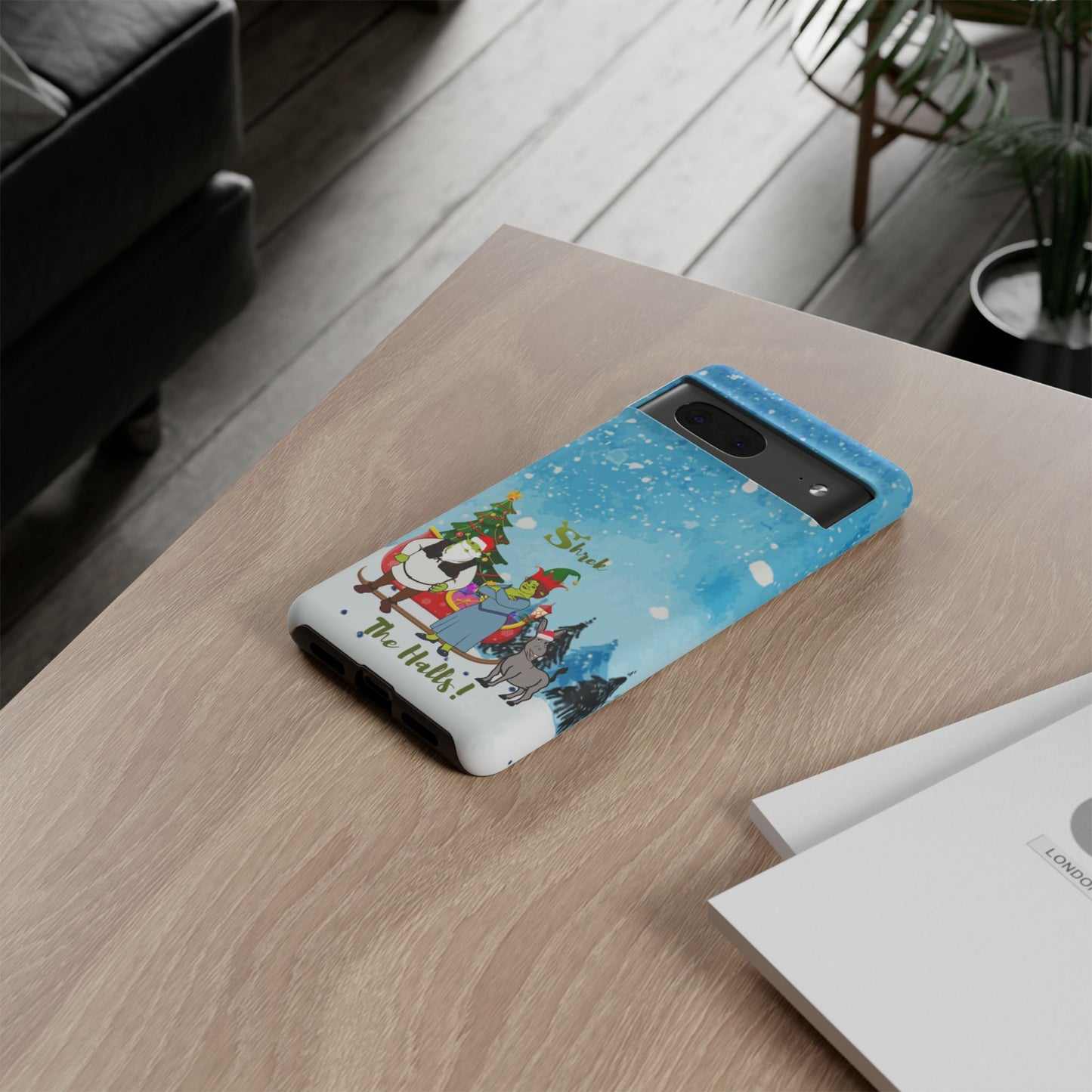 OMNI™ Shrek The Halls! (Shrek Trio: Shrek, Fiona and Donkey) Christmas Themed Phone Cases