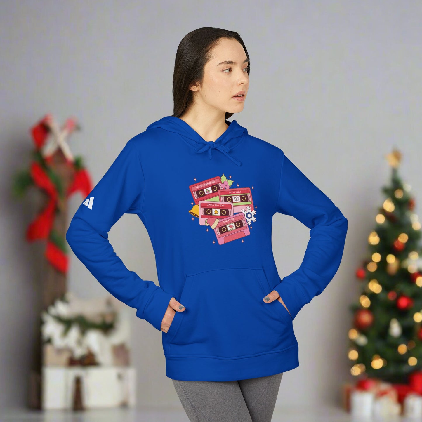 OMNI™ Christmas Carol Adidas Unisex Fleece Hoodie