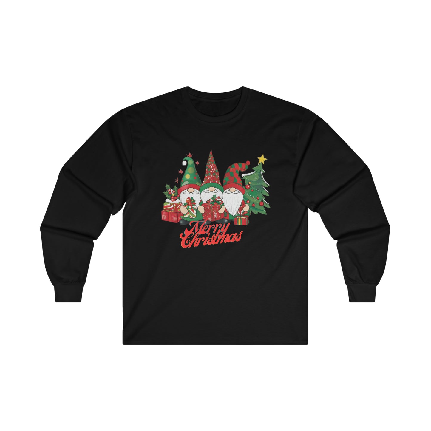OMNI™ Garden Gnome Trio Ultra Cotton Long Sleeve T-Shirt