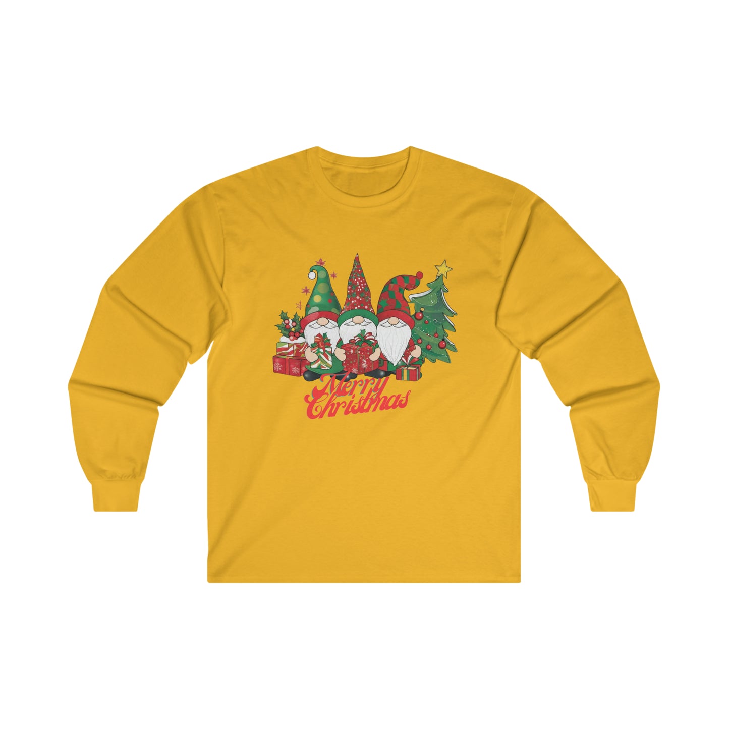 OMNI™ Garden Gnome Trio Ultra Cotton Long Sleeve T-Shirt