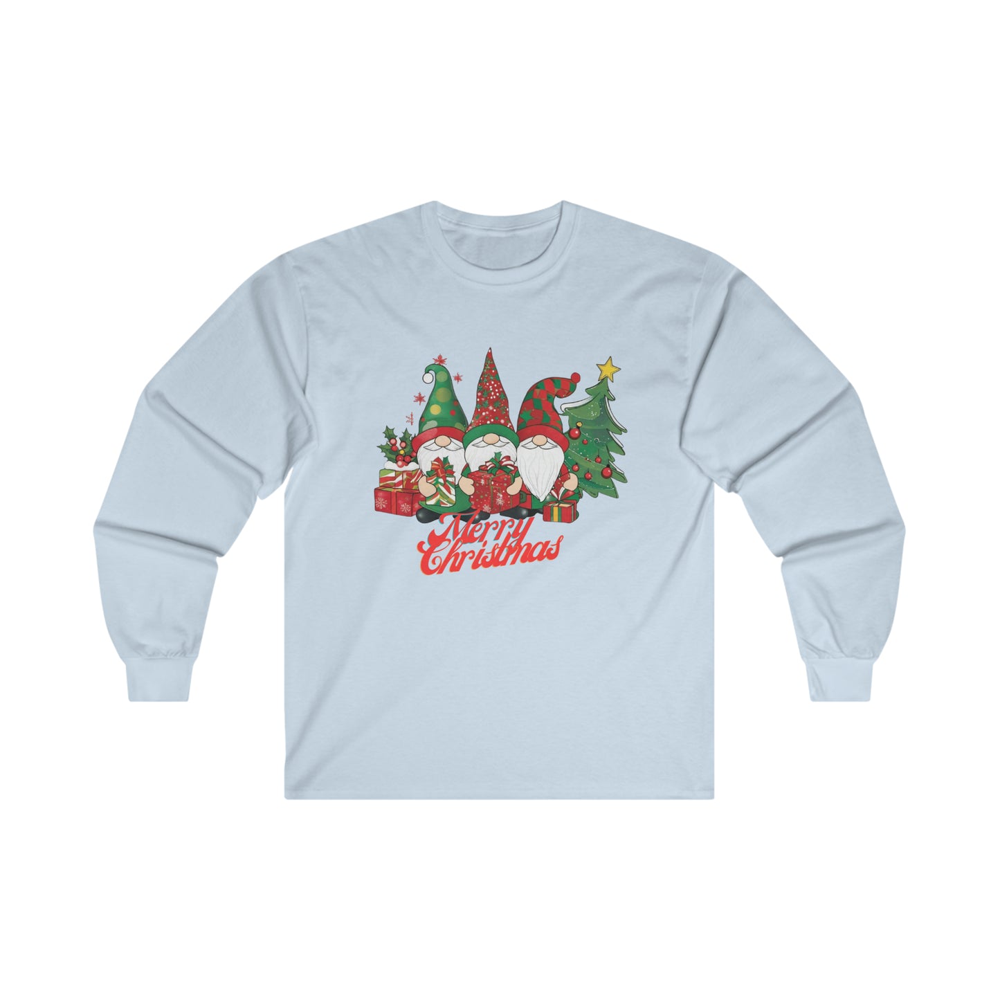 OMNI™ Garden Gnome Trio Ultra Cotton Long Sleeve T-Shirt
