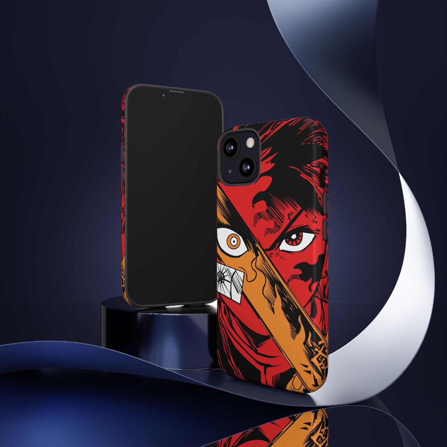 OMNI™ Demon Slayer Tanjiro Kamado Slayer Mark Double Layered Phone Case