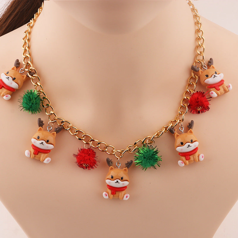 OMNI™ Christmas Style Pendant Clavicle Chain Necklace
