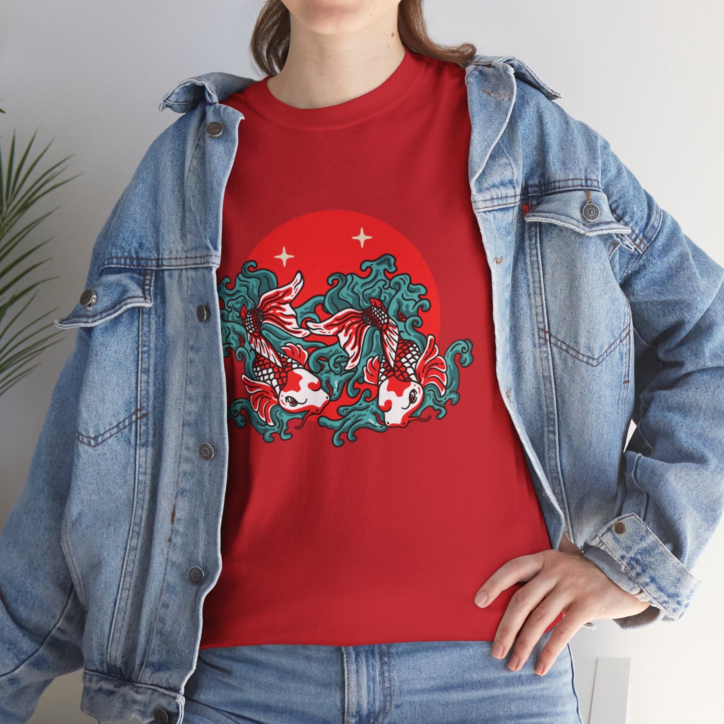 OMNI™ Japanese Koi Unisex Heavy Cotton T-Shirt