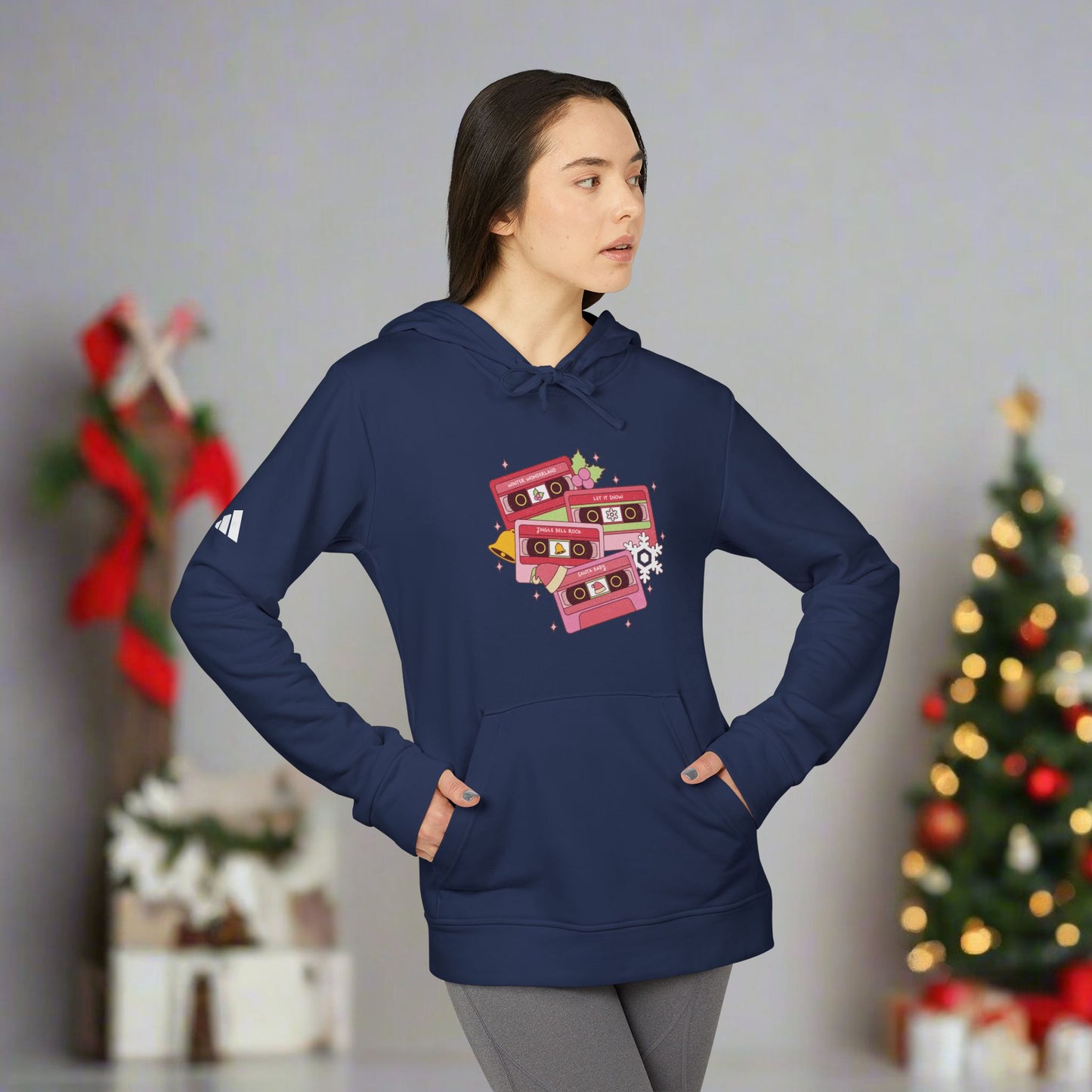 OMNI™ Christmas Carol Adidas Unisex Fleece Hoodie