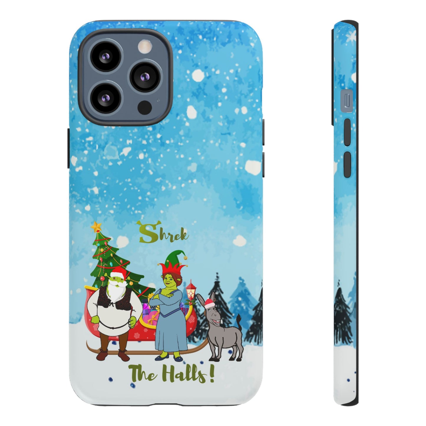 OMNI™ Shrek The Halls! (Shrek Trio: Shrek, Fiona and Donkey) Christmas Themed Phone Cases
